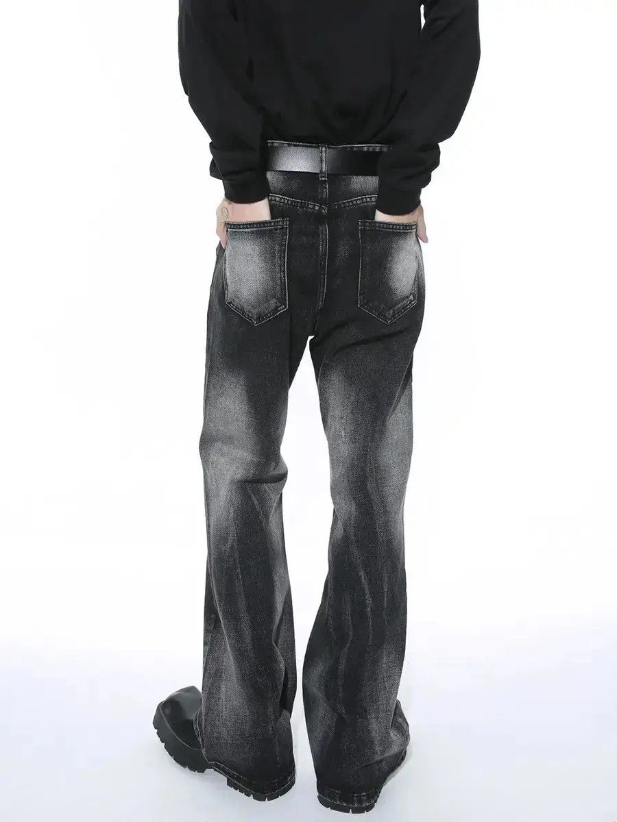 Japanese Brand Retro loose high street micro flared jeans Size US 32 / EU 48 - 2 Thumbnail