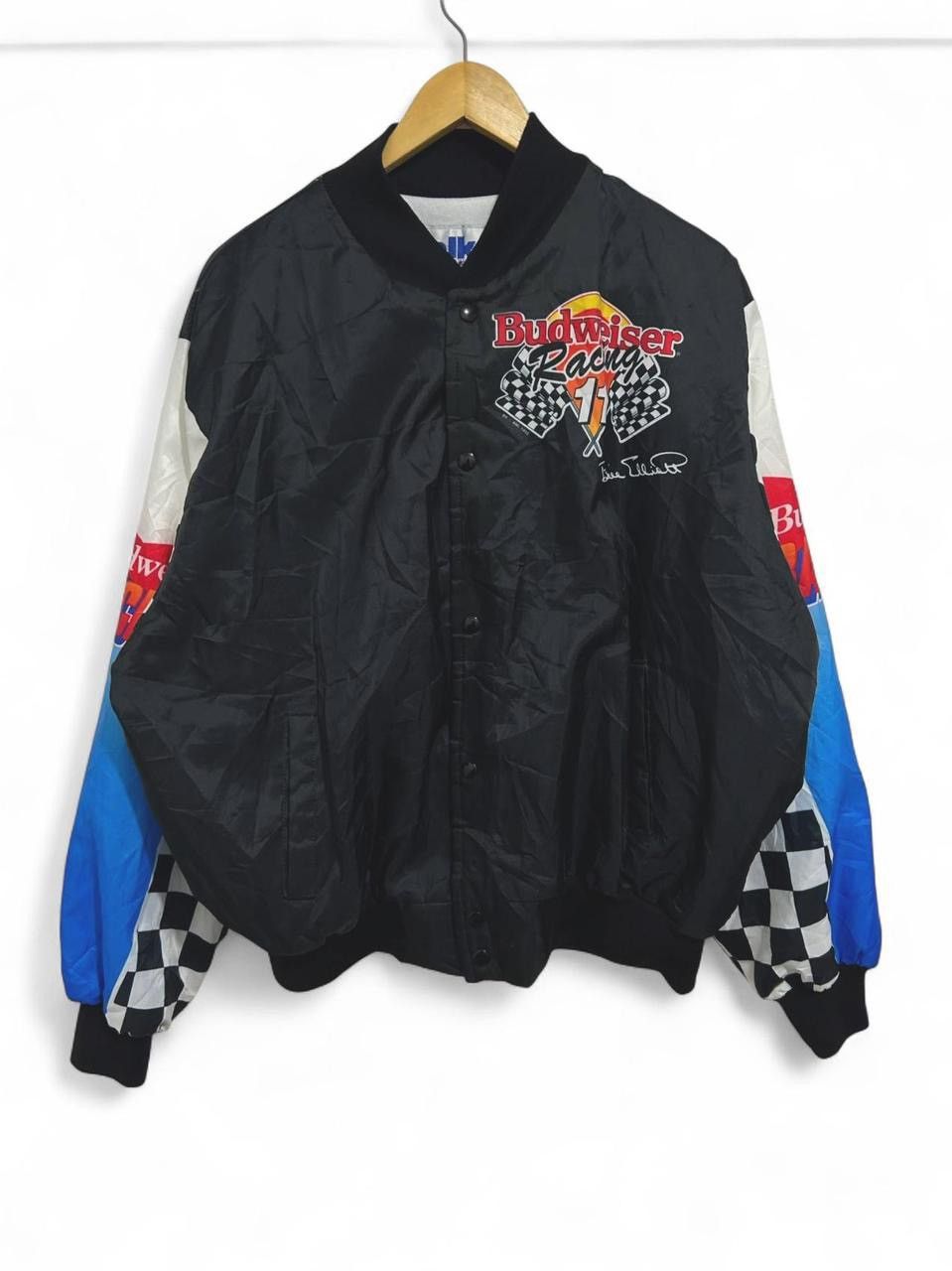 NASCAR Chalkline Vintage 1992 Bill Elliot Budweiser Jacket Size US M / EU 48-50 / 2 - 1 Thumbnail