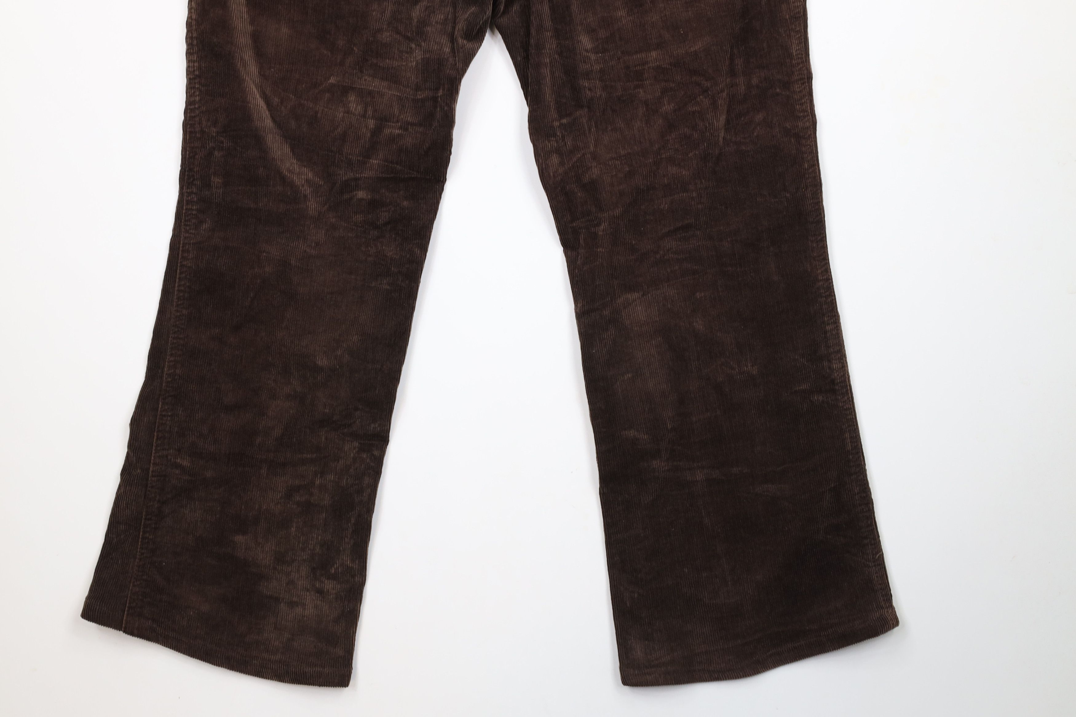Calvin Klein × Vintage Vintage 90s Calvin Klein Flared Wide Leg Corduroy Pants Size US 32 / EU 48 - 11 Thumbnail