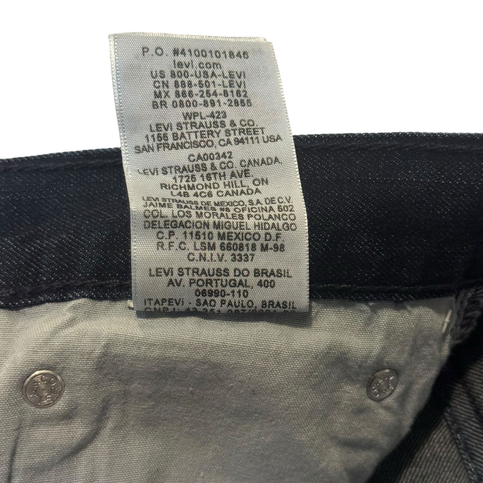 Levi's Vtg 36x32 Levi Strauss 569 Loose Straight Jeans Red Tag Dark Size US 36 / EU 52 - 13 Thumbnail