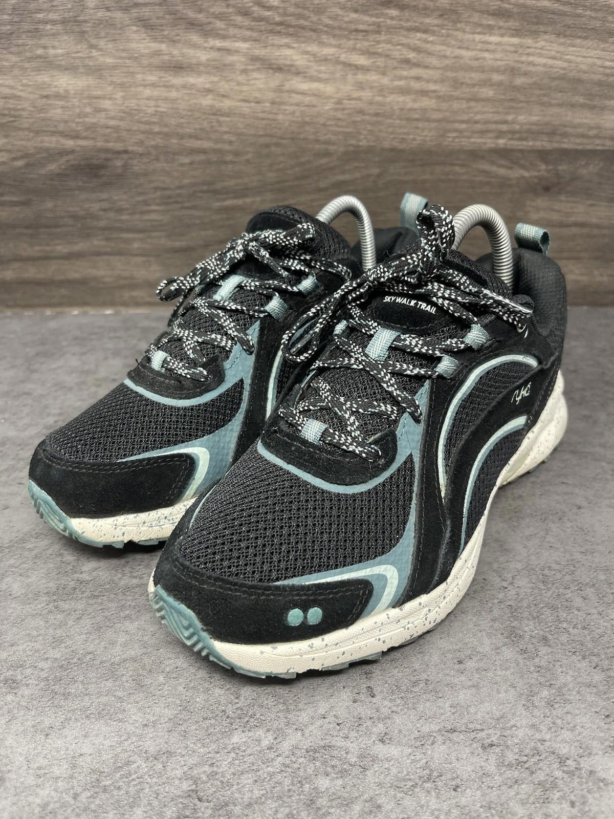 Sonia Rykiel Ryka Sky Walk Trail Sneakers Womens Size 7 Black Suede Shoes Size US 7 / IT 37 - 2 Thumbnail