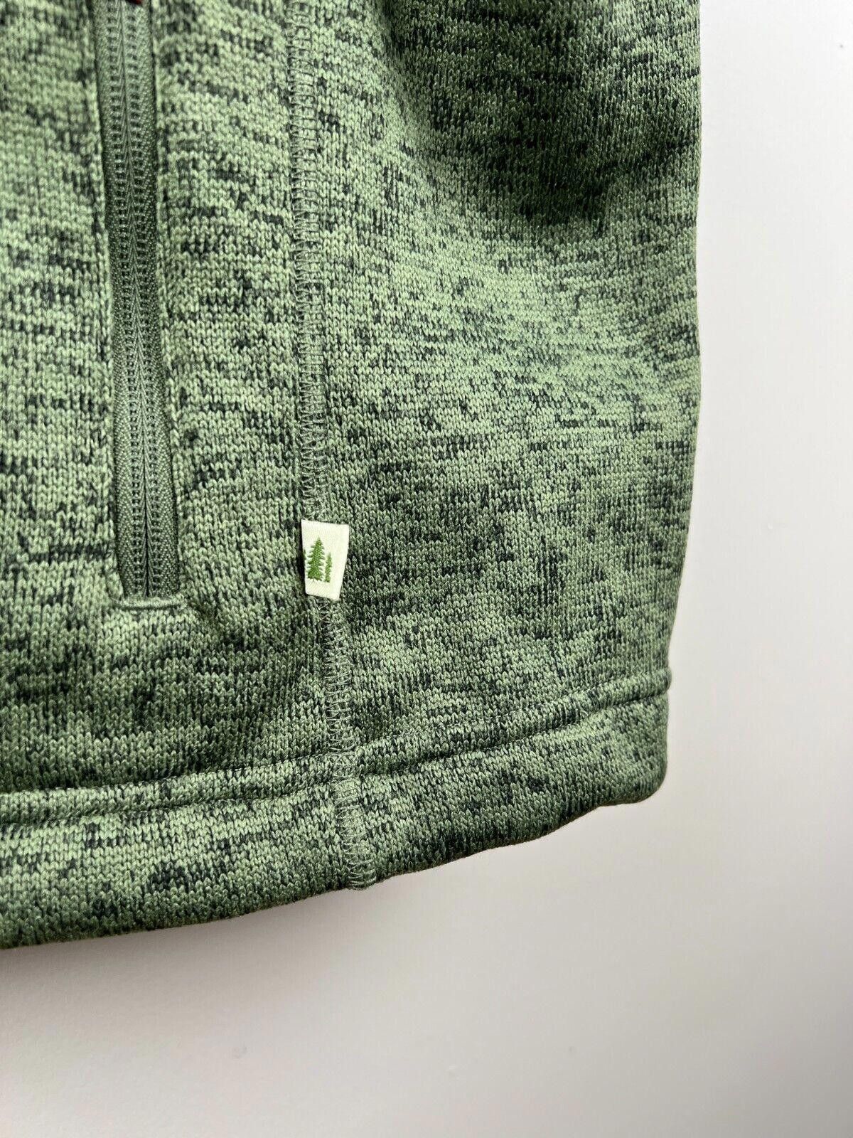 Designer Lake & Trail Polyester Sherpa Zip Up Vest Green Size 2XL Size US XXL / EU 58 / 5 - 6 Thumbnail