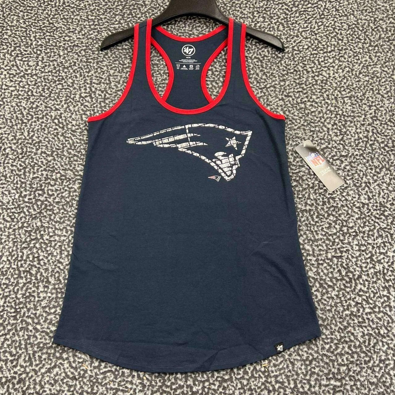 47 New England Patriots Shirt Women M Sleeveless Racerback New Size M / US 6-8 / IT 42-44 - 1 Thumbnail