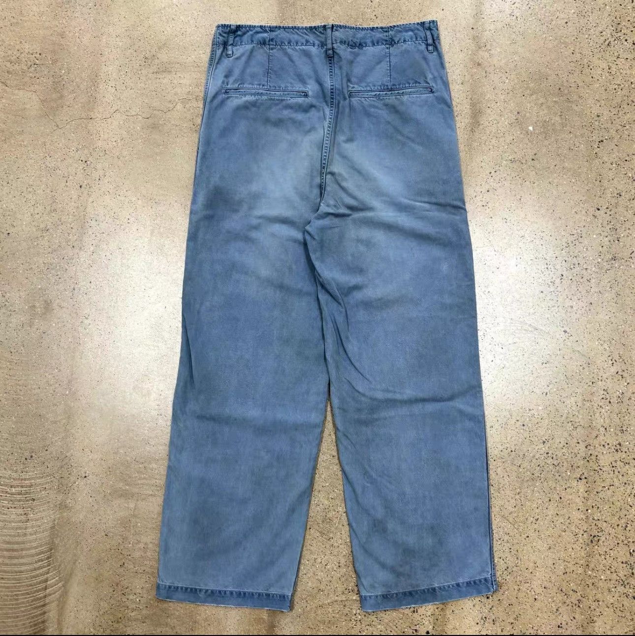 Visvim Visvim 25ss Ex Wide Chino Pants Crash lt.indigo Size US 35 - 2 Thumbnail