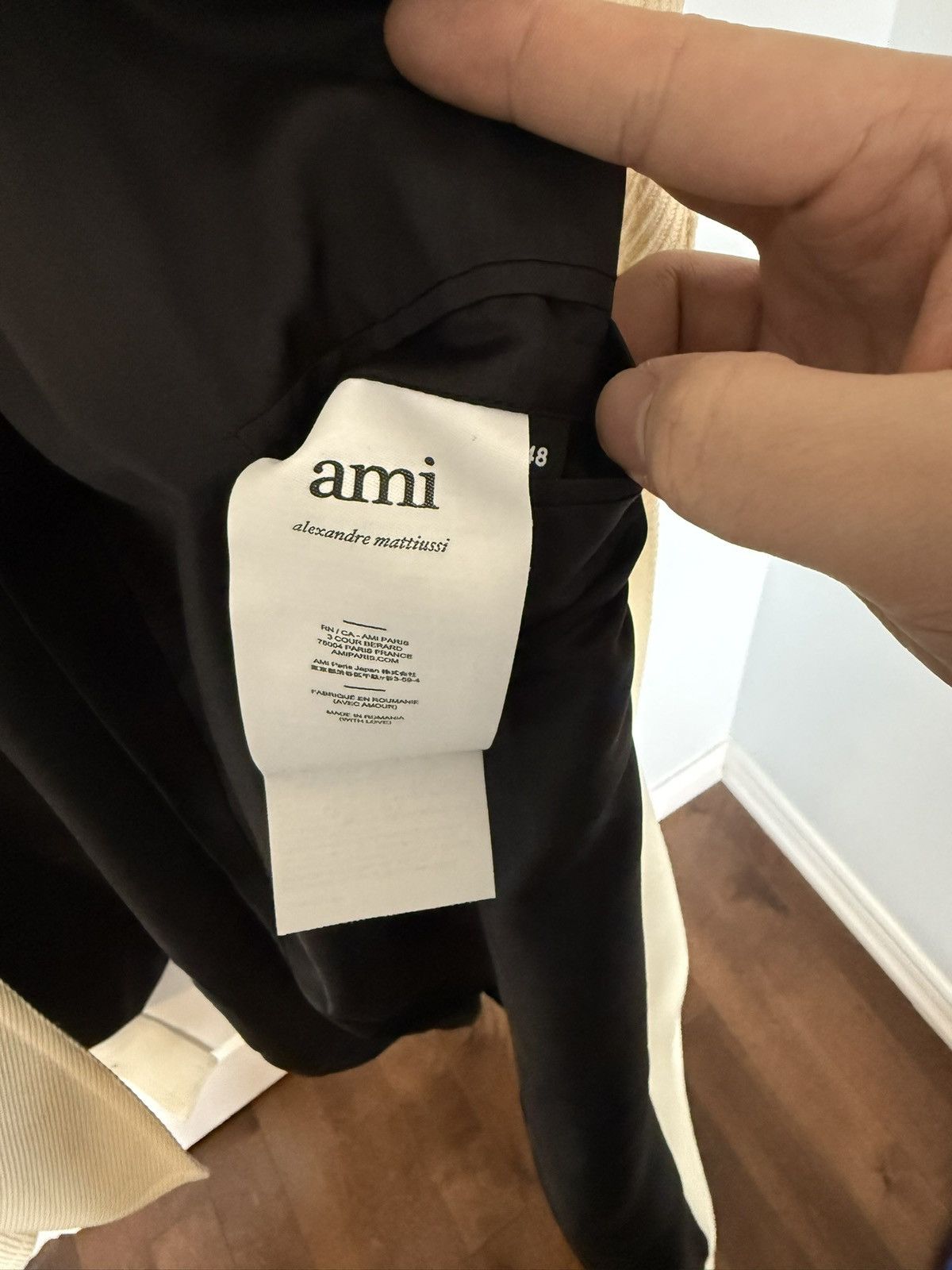 AMI Ami Double Breasted Cream Long Coat Size US M / EU 48-50 / 2 - 4 Thumbnail