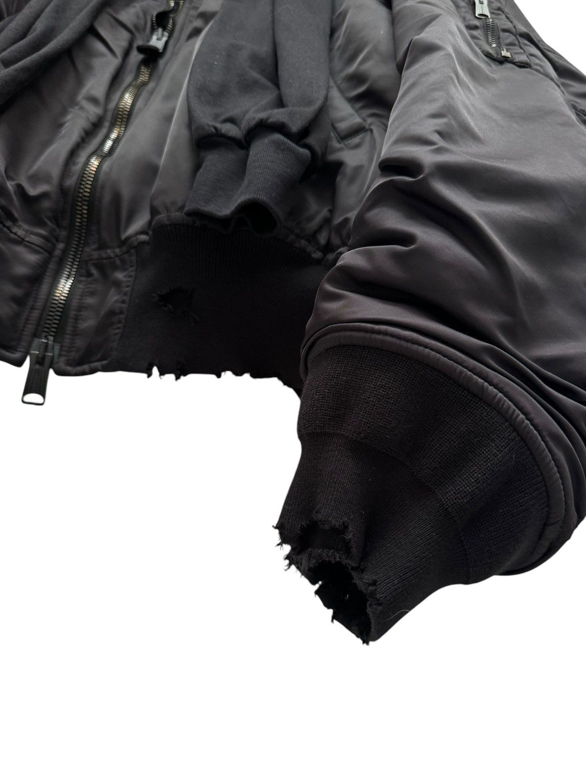 Balenciaga 2024 Incognito Silk Padded Bomber Shirt Hoodie Size US S / EU 44-46 / 1 - 6 Thumbnail
