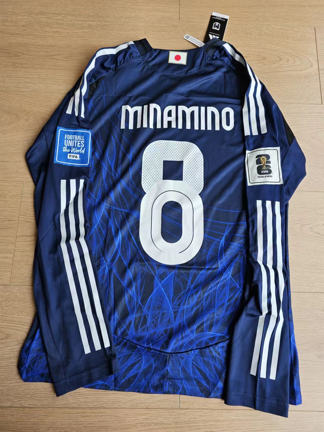 Minamino Japan orders Home Jersey Worldcup Size M