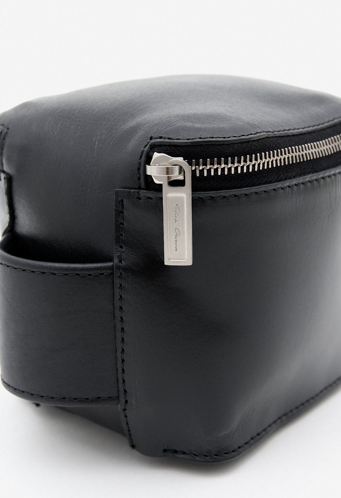 Rick Owens Last Rick Owens Zip-Fastening Leather Beauty Case Size ONE SIZE - 5 Thumbnail