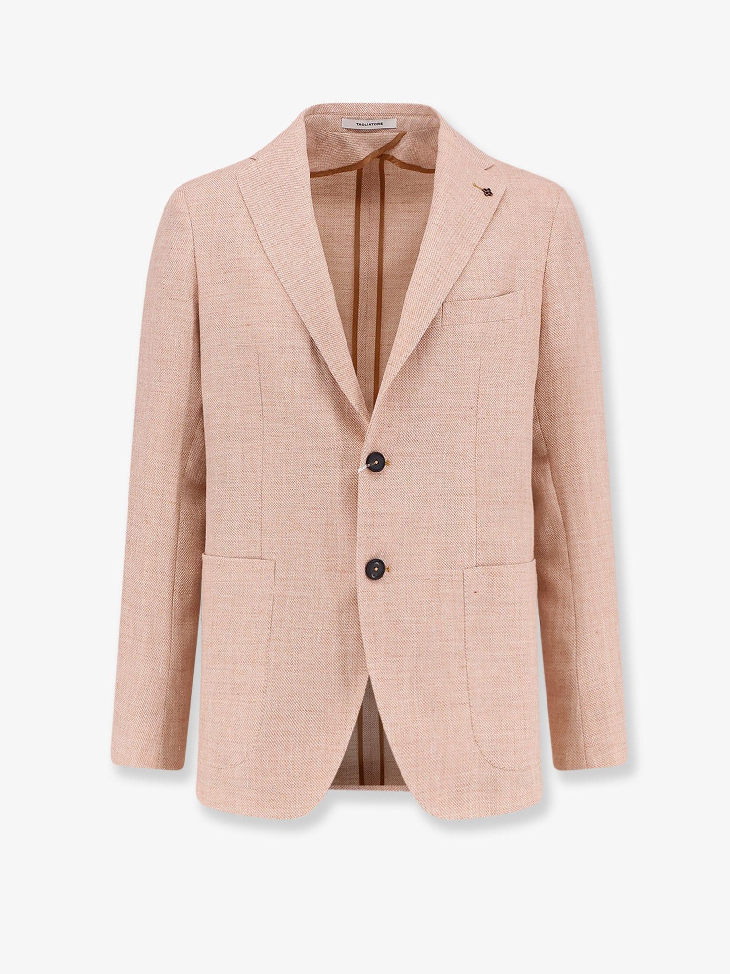 Tagliatore Single-Breasted Linen And Virgin Wool Blazer Size US XL / EU 56 / 4 - 1 Thumbnail
