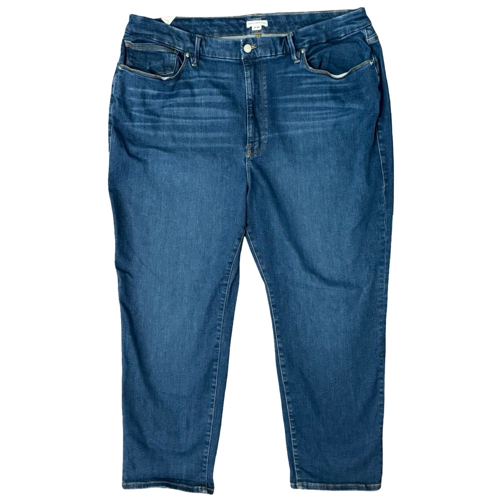 Good American Blue822 Always Fits Good Classic Jeans 20-26