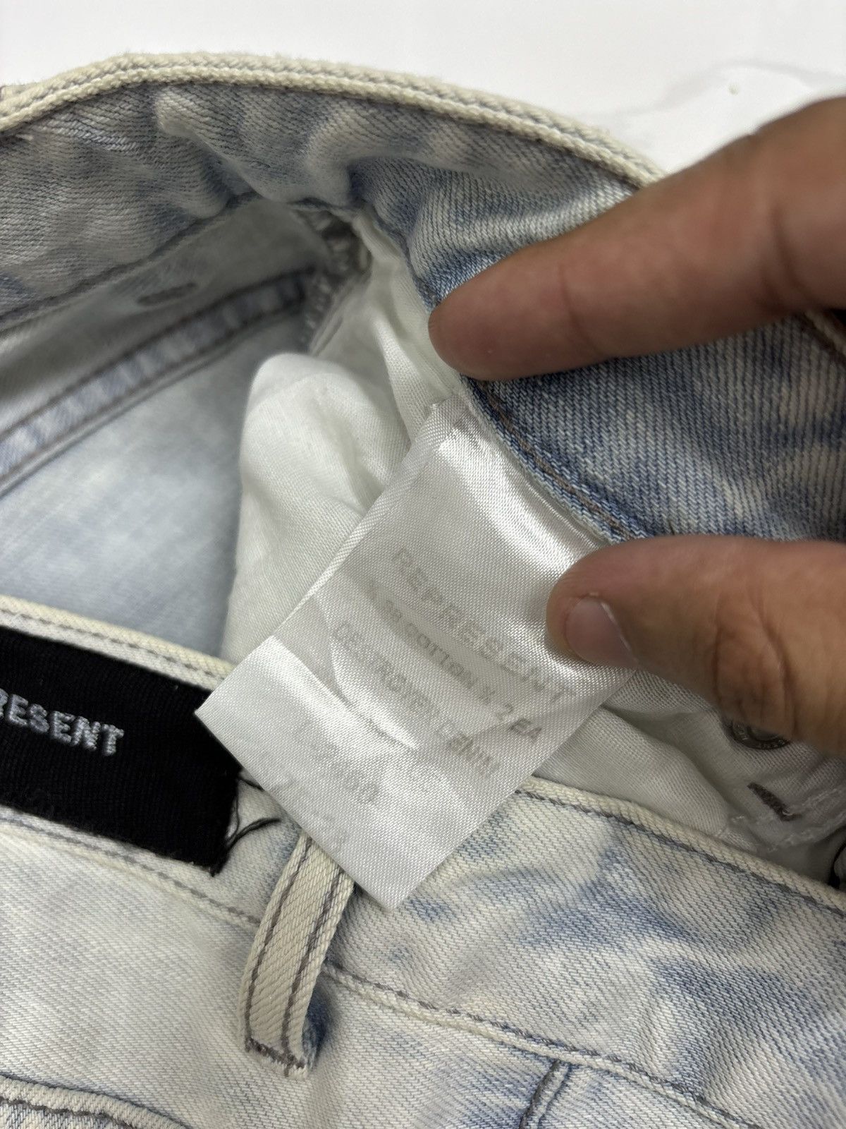Represent Clo. REPRESENT DESTROYER DENIM RIRI ZIP SKINNY JEANS Size US 28 / EU 44 - 11 Thumbnail