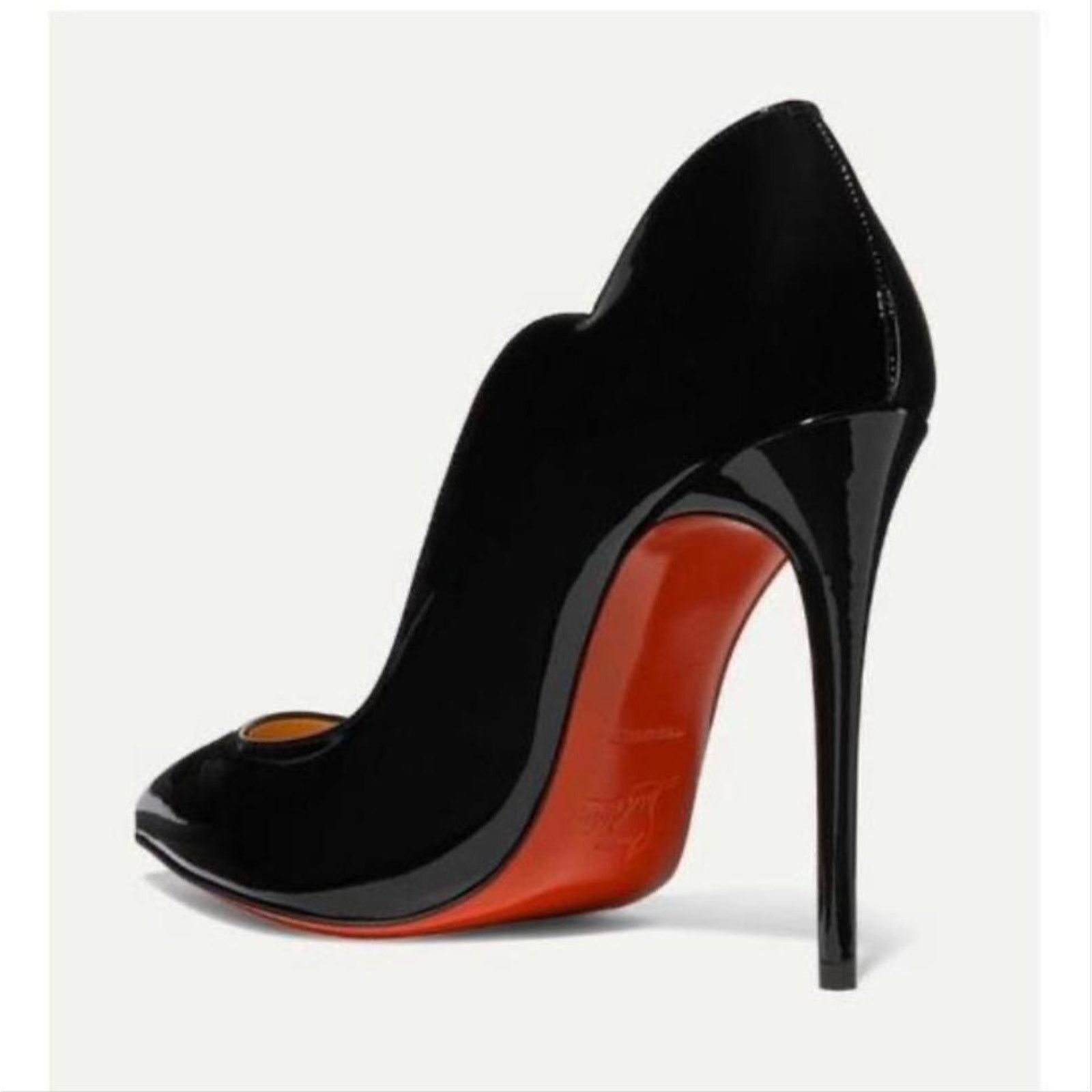 Christian Louboutin Hot Chick 100 patent leather heels 40 Size US 10 / IT 40 - 4 Thumbnail