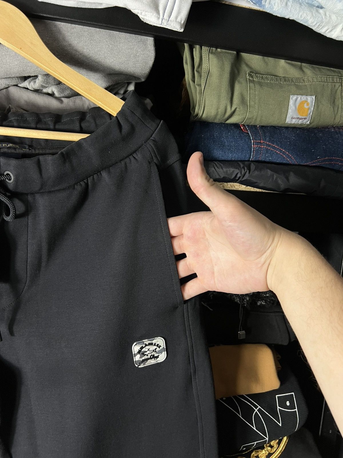 Paul & Shark 🦈 Paul & Shark Yachting Logo Sweatpants — Joggers - Black Size US 34 / EU 50 - 5 Thumbnail