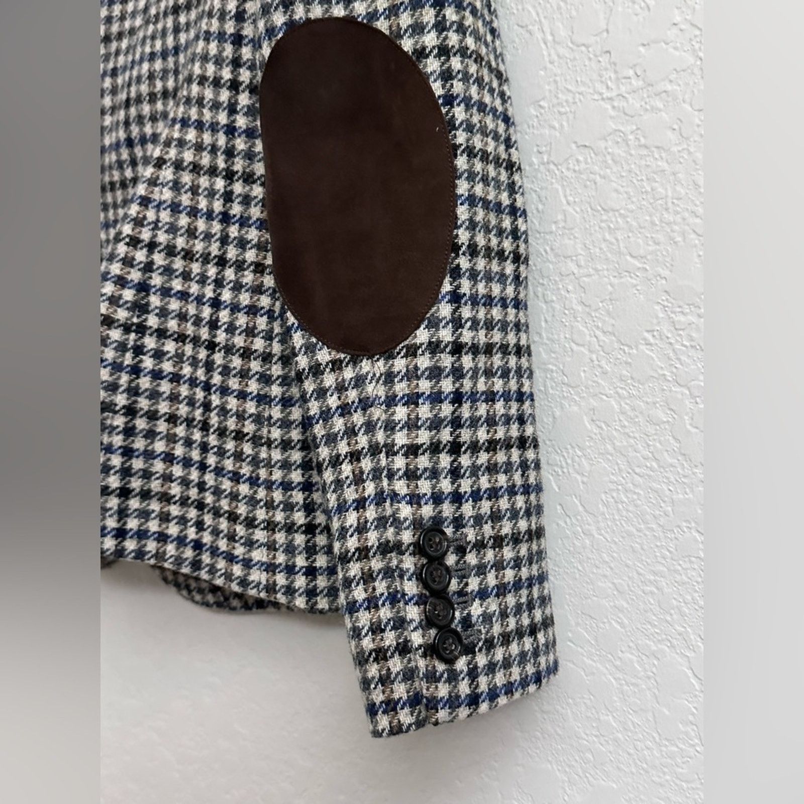 J.Crew J Crew Campbell Moon Houndstooth Wool Blazer Womens Sz 4 Size S / US 4 / IT 40 - 10 Thumbnail