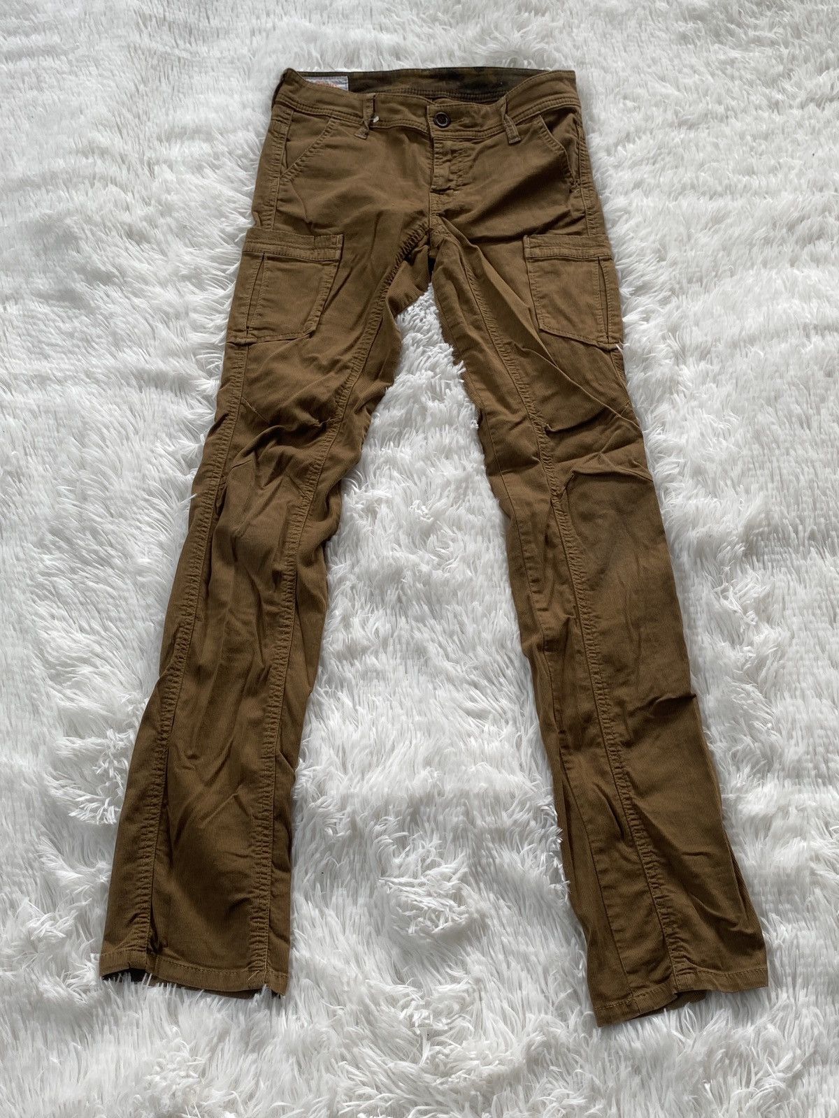 Japanese Brand 🔥OFFER🔥Betty Smith Skinny Cargo Pants Buckleback Japan Made Size 27" / US 4 / IT 40 - 2 Thumbnail