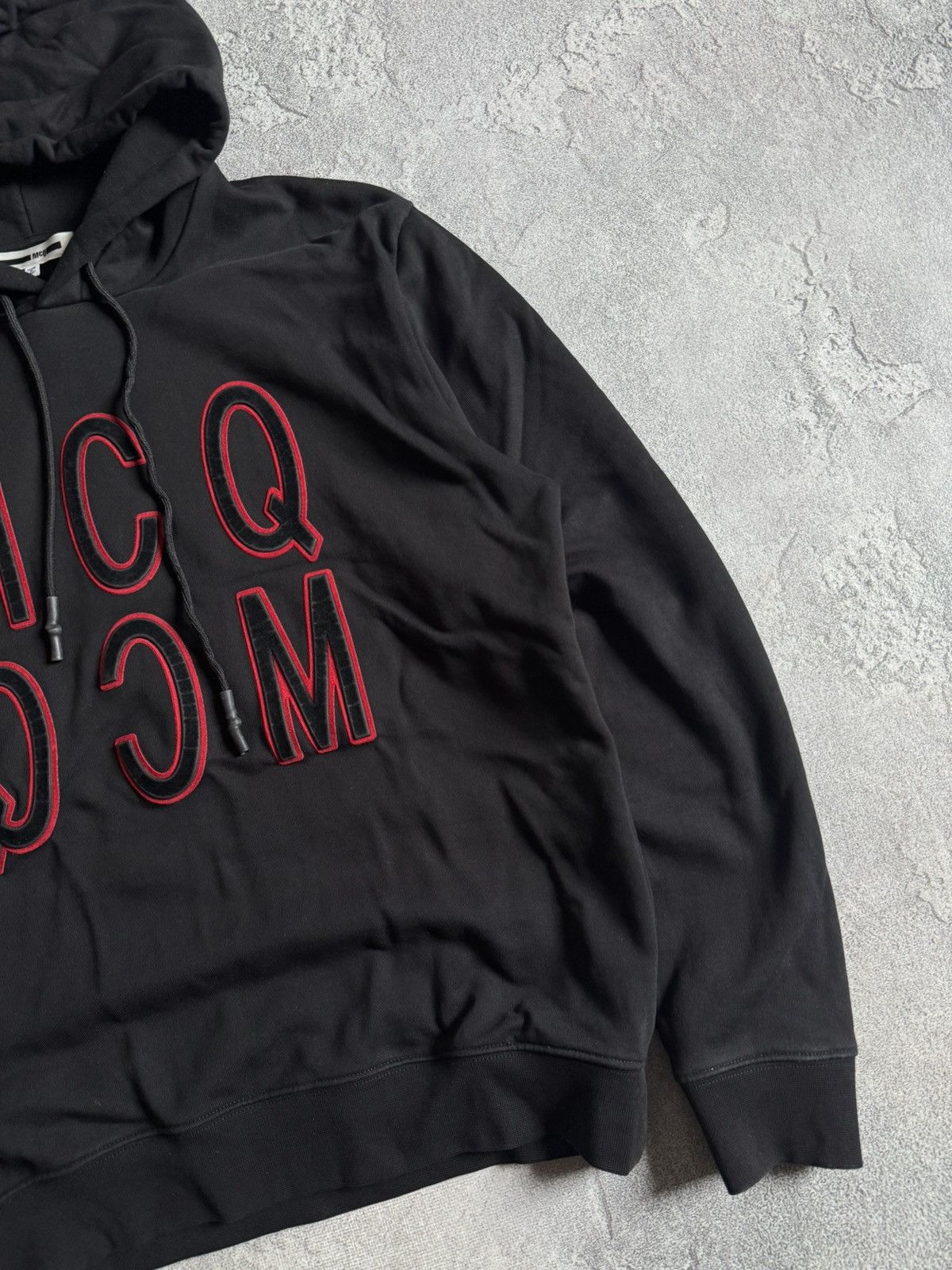 Alexander McQueen Alexander Mcqueen MCQ L big logo hoodie jumper pullover Size US L / EU 52-54 / 3 - 7 Thumbnail