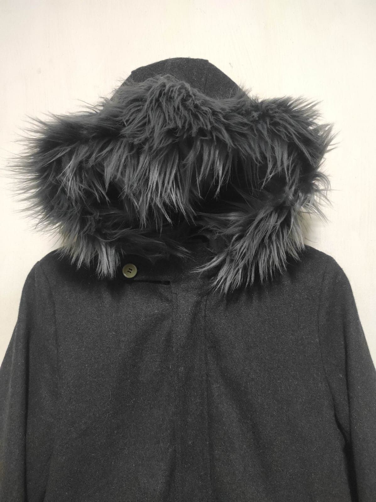 Japanese Brand HVC wool double zip fur hoodie jacket Ifsix LGB style Size US M / EU 48-50 / 2 - 3 Thumbnail