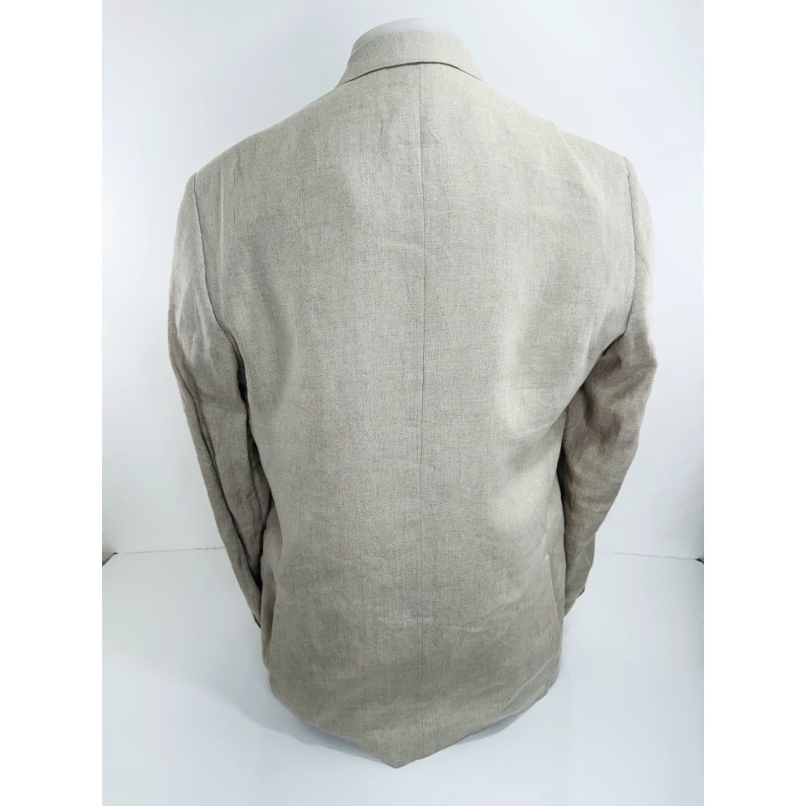 Nordstrom Nordstrom Blazer Linen Mens 44 L Beige Shirt Jacket Vest & Blazer Big & Tall NORDSTROM w TAG Size US S / EU 44-46 / 1 - 3 Thumbnail