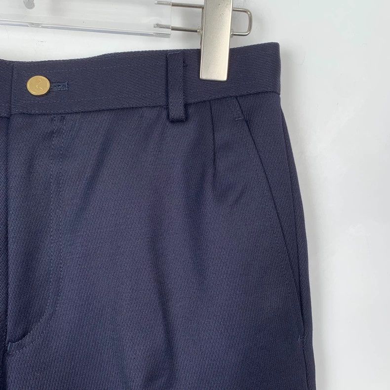 Thom Browne Thom Browne size0 Blue woolen casual suit trousers Size 38R - 3 Thumbnail