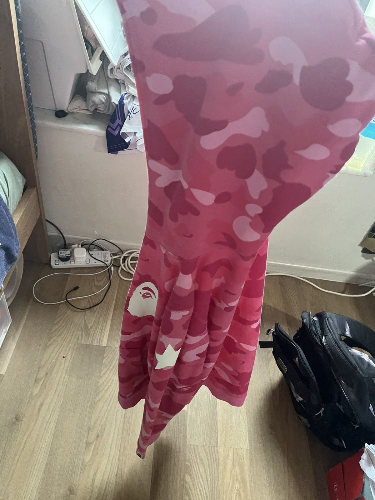Bape Bape Pink camo Hoodie Size XS / US 0-2 / IT 36-38 - 2 Thumbnail