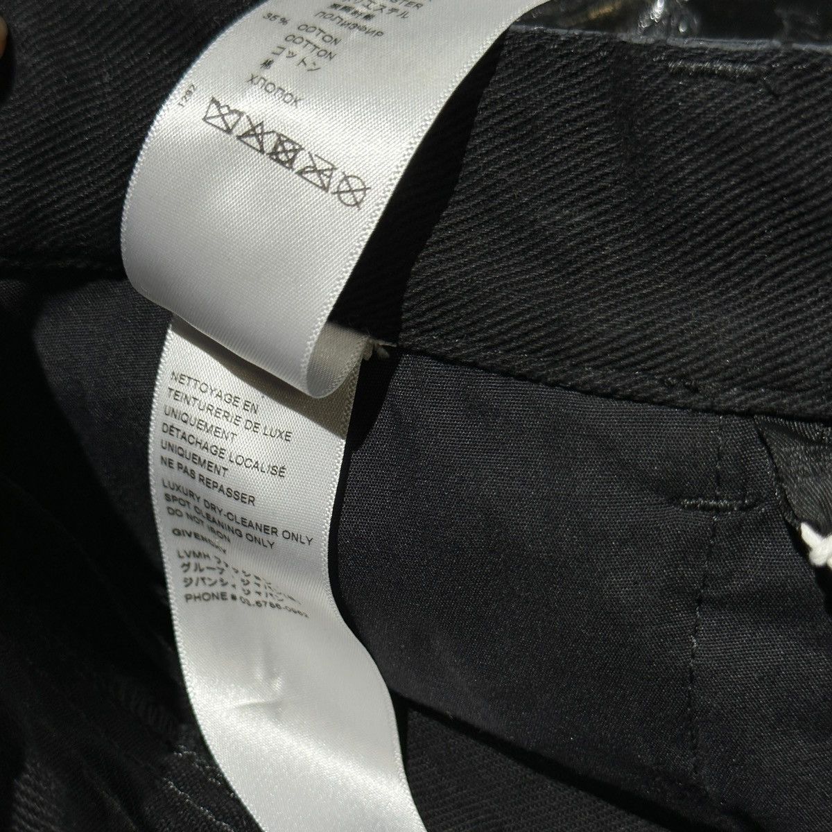 Givenchy $1,500 Paint crackled integral zip denim Size US 29 - 7 Thumbnail