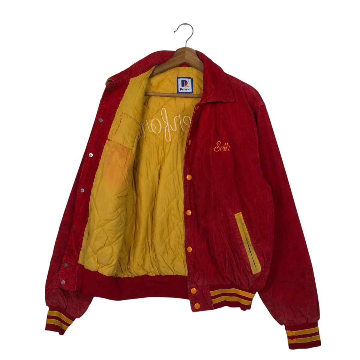 Vintage 🔥VINTAGE 70’s CORDUROY BOMBER JACKET RENNOC USA HAVEN LORD Size US M / EU 48-50 / 2 - 13 Thumbnail