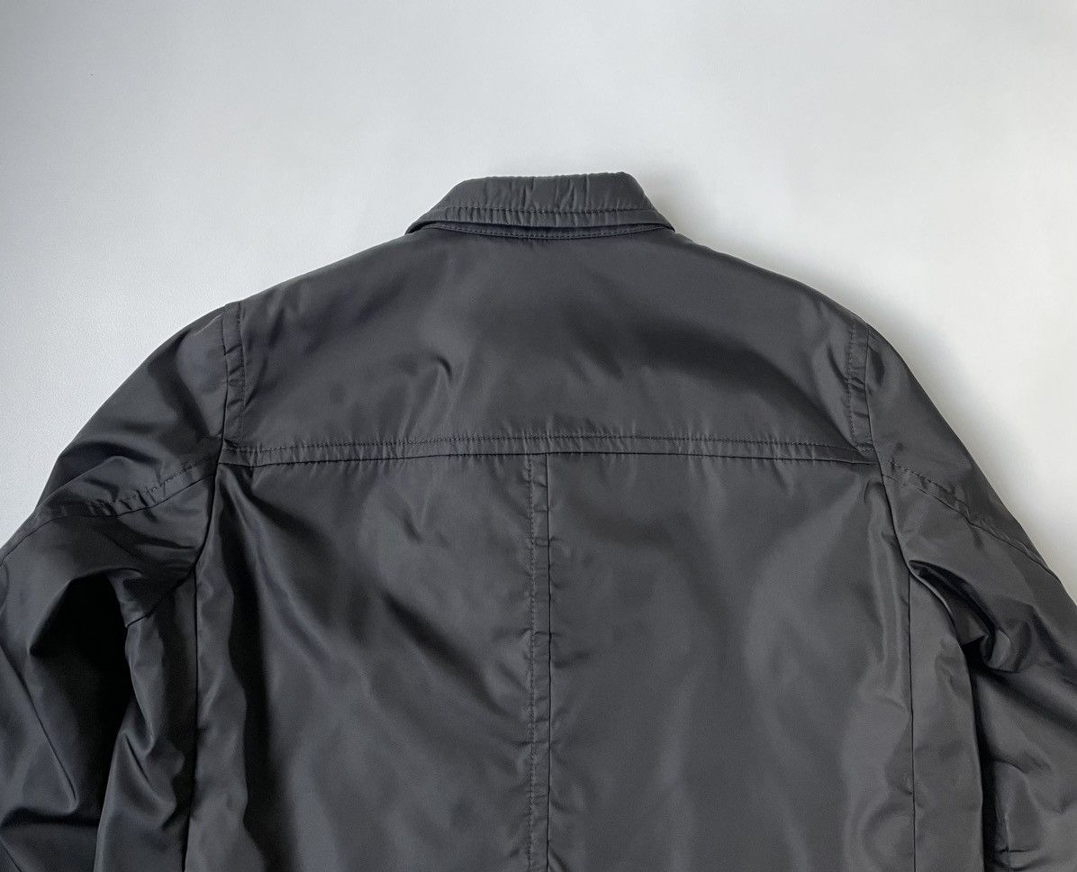 Prada A/W 11 Black Nylon Mac Zip Overcoat Size US L / EU 52-54 / 3 - 13 Thumbnail