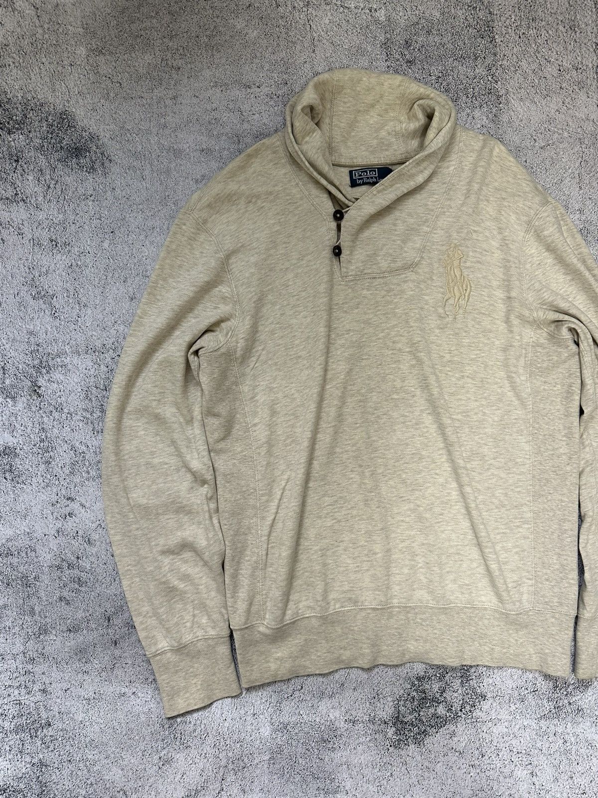 Polo Ralph Lauren Vintage Polo Ralph Lauren Long Sleeve Viscose Big Logo Pony Size US M / EU 48-50 / 2 - 3 Thumbnail