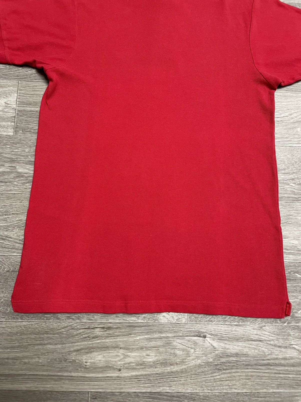 Burberry Vintage Burberrys Red Polo Shirt 90s Size US L / EU 52-54 / 3 - 10 Thumbnail