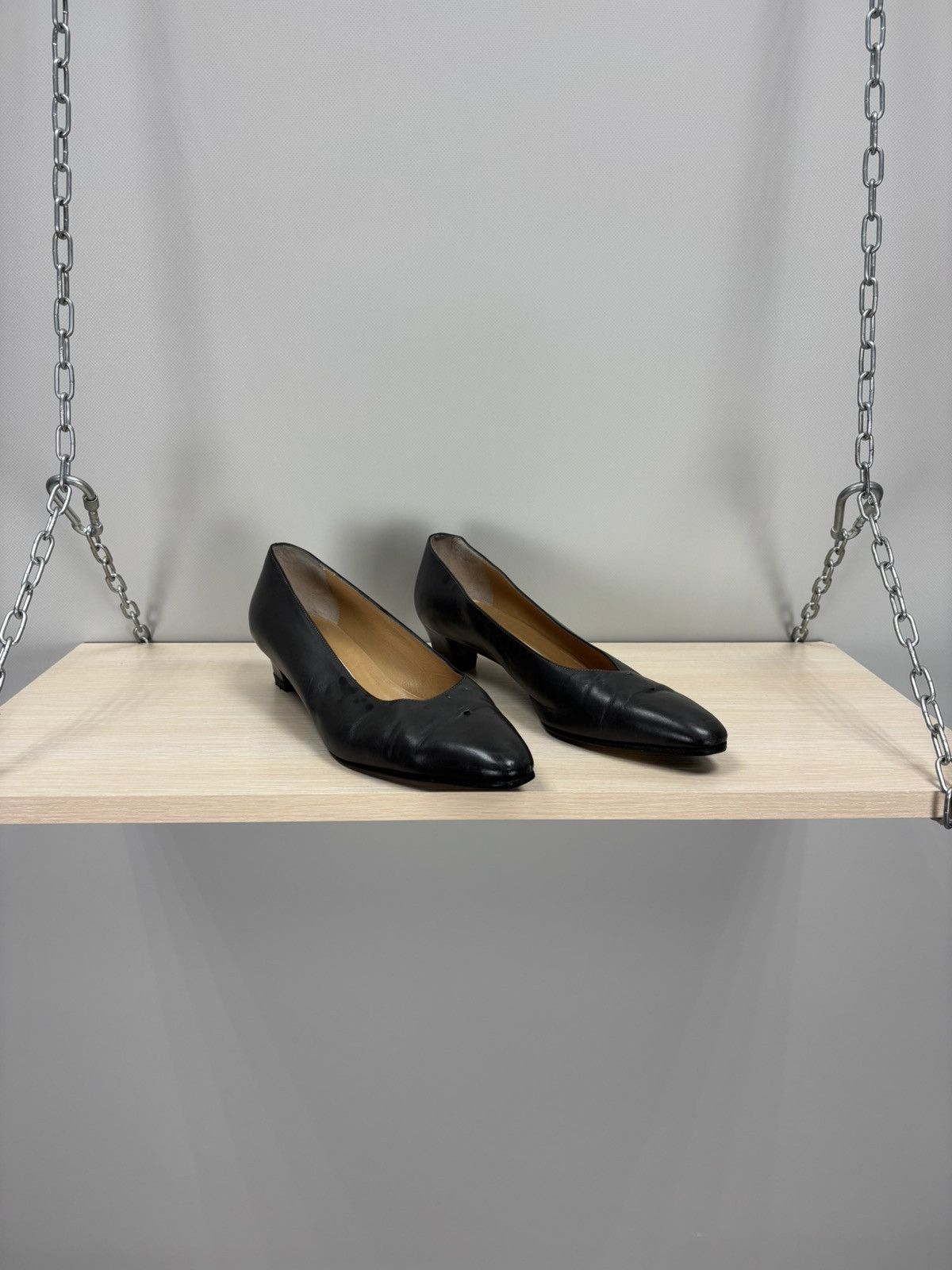 Celine Womens heels Celine Paris Size 40 1/2 Color Gray Size US 10.5 / IT 40.5 - 1 Thumbnail