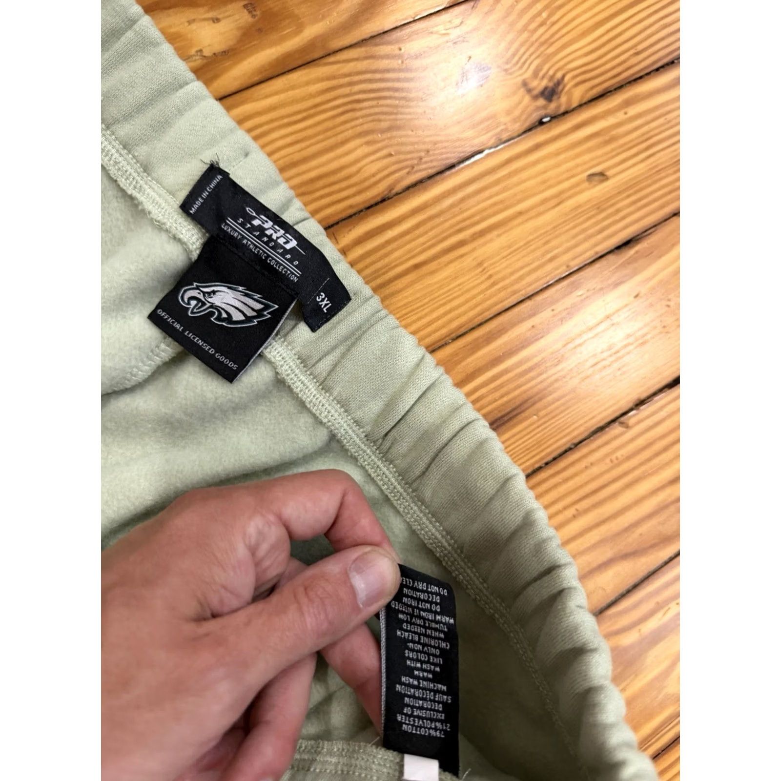Pro Standard NFL Philadelphia Eagles Pro Standard Mens Sweatpants Size 3XL Green Football Jogger Activewear Size US 39 - 3 Thumbnail