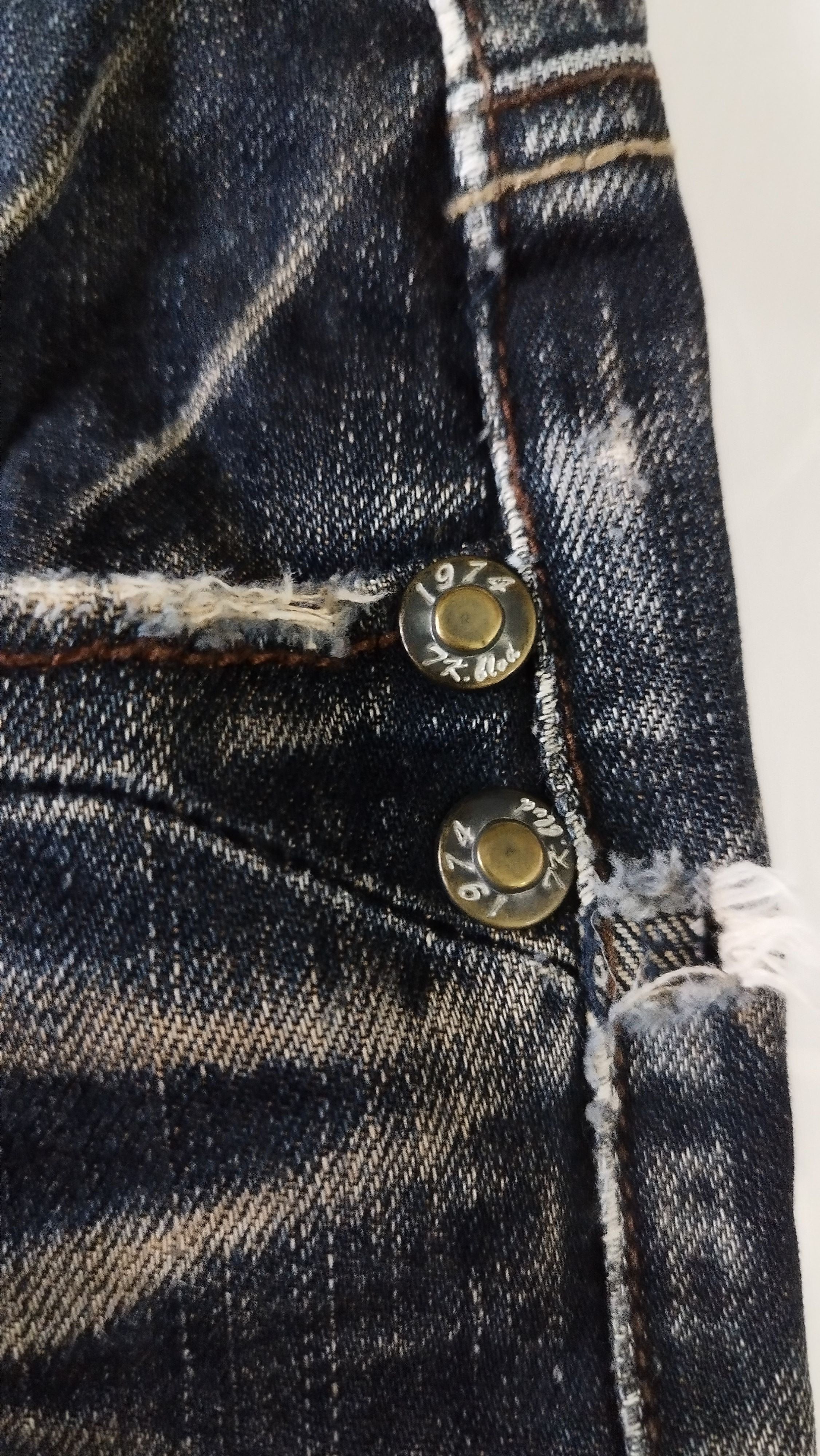 Japanese Brand Tokyo CROXX jeans distressed Size US 30 / EU 46 - 3 Thumbnail