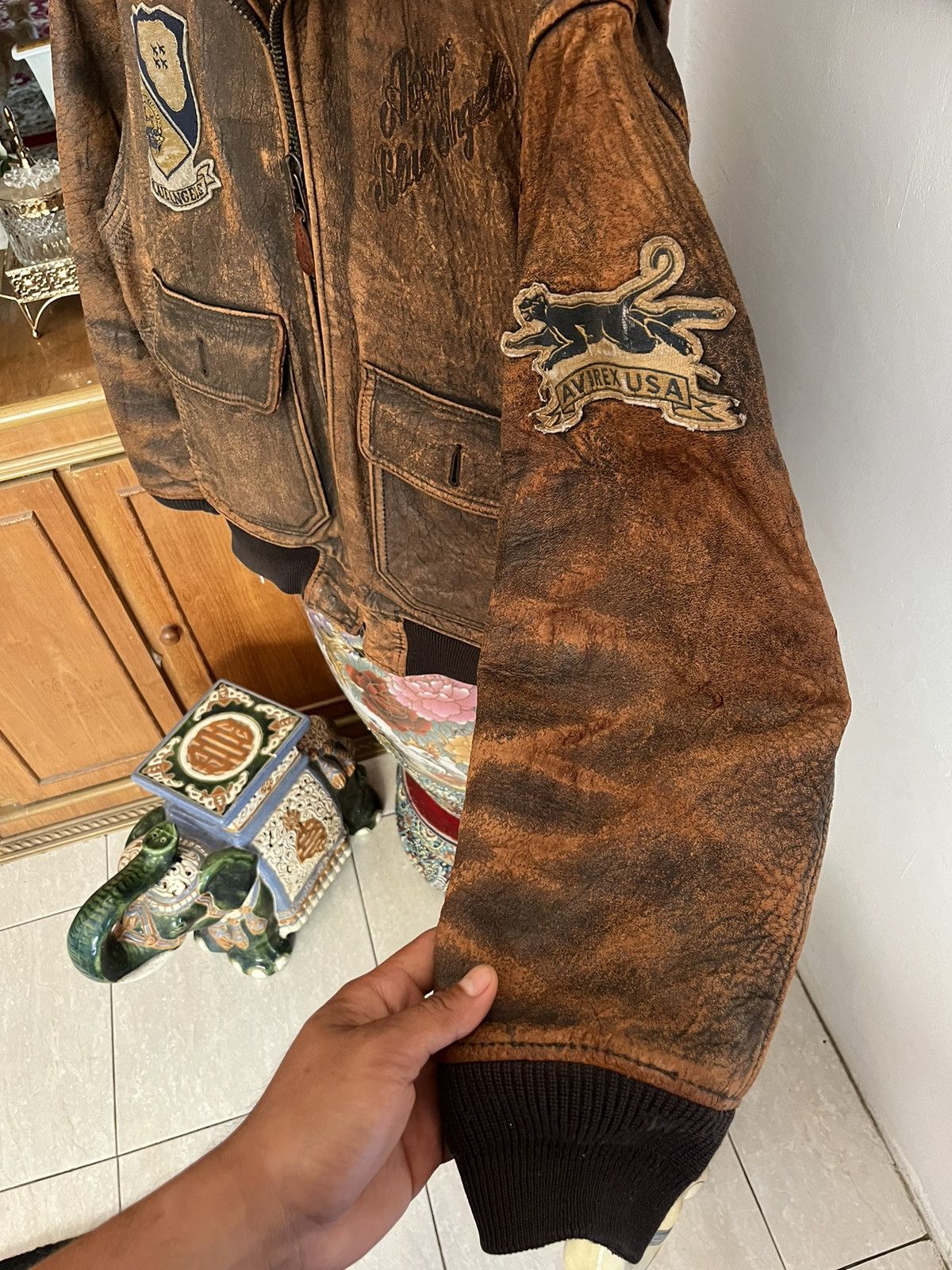 Avirex Vintage Avirex Blue Angels Fighter Pilot Jacket Size US S / EU 44-46 / 1 - 2 Thumbnail