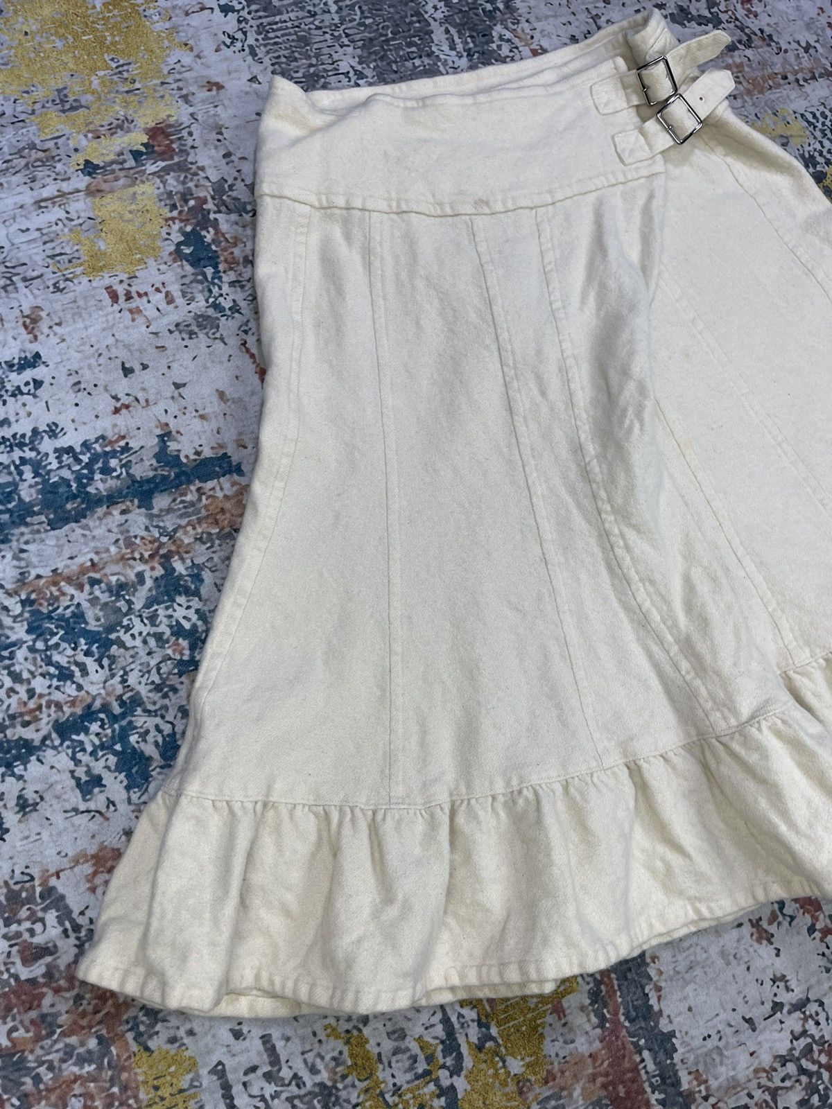Tricot Comme des Garcons AD 2009 Tricot Comme Des Garcons Crepe Flared Skirt Size 28" / US 6 / IT 42 - 2 Thumbnail