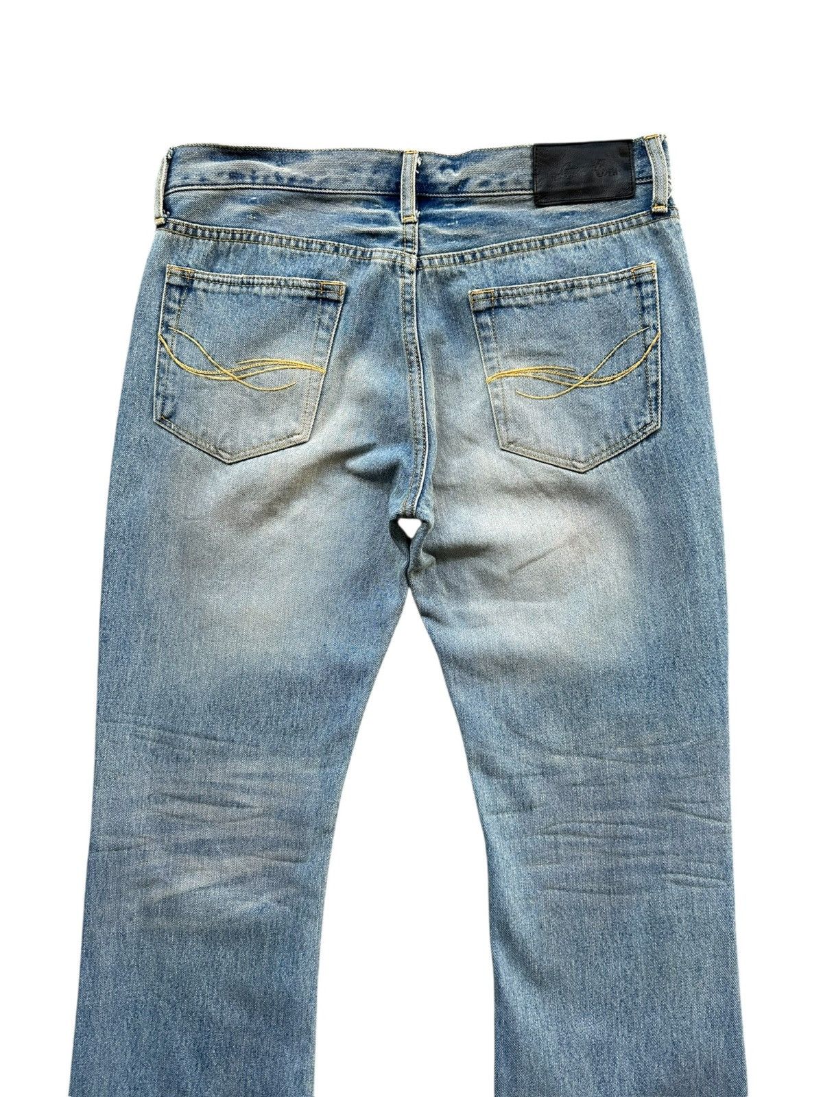 CIVARIZE 00's CavariA vkei distressed washed flared jeans Size US 32 / EU 48 - 7 Thumbnail