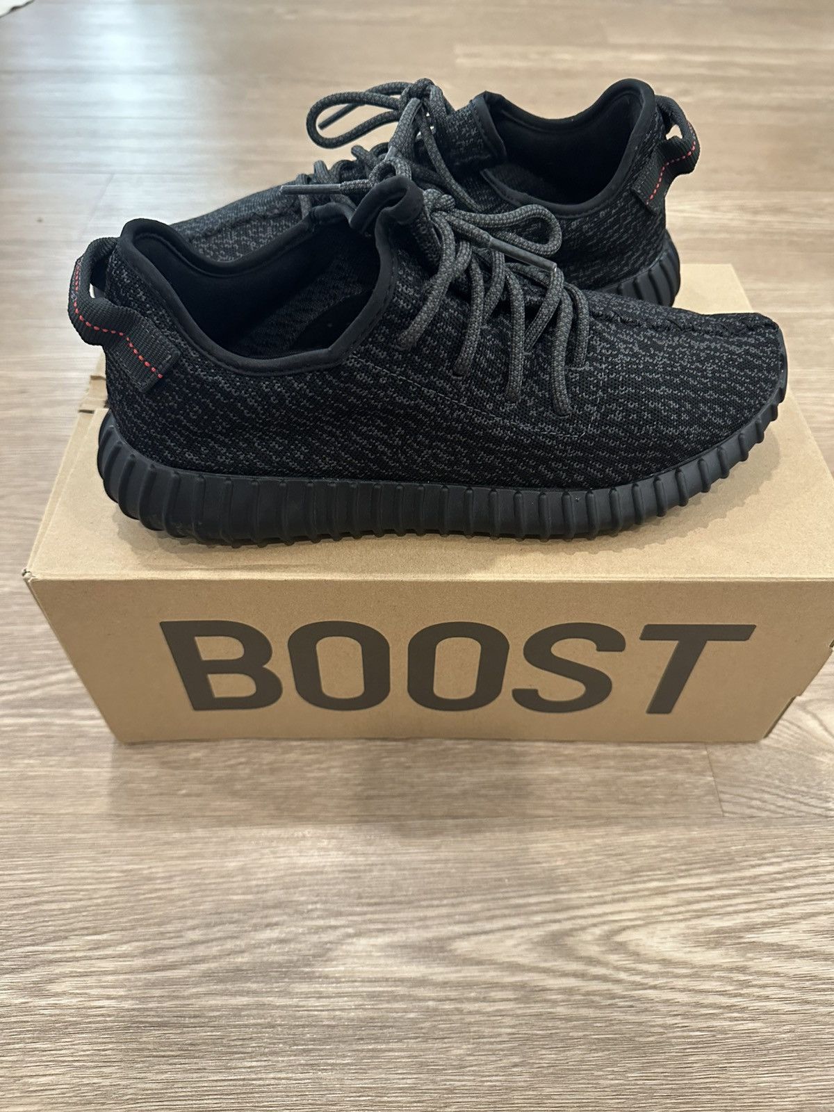 Yeezy Size 12.5- Adidas Yeezy Boost 350 2023 Pirate Black Size US 12.5 / EU 45-46 - 2 Thumbnail