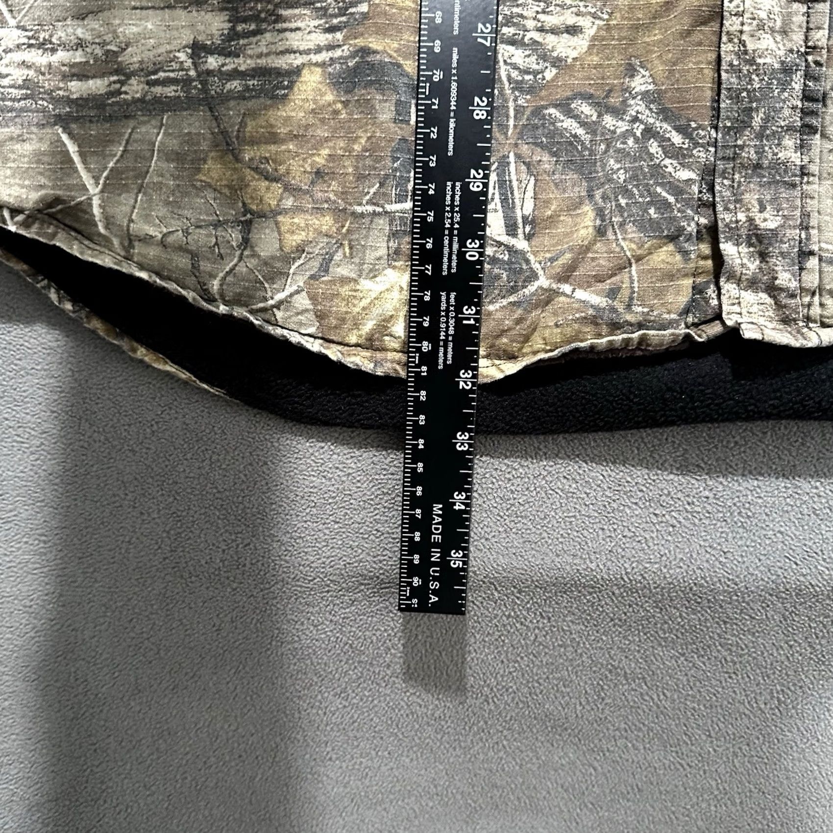Realtree Bushmaster Shirt Mens 2XL Brown Camo Button Down Fleece Lined Shacket Realtree Size US XXL / EU 58 / 5 - 7 Thumbnail