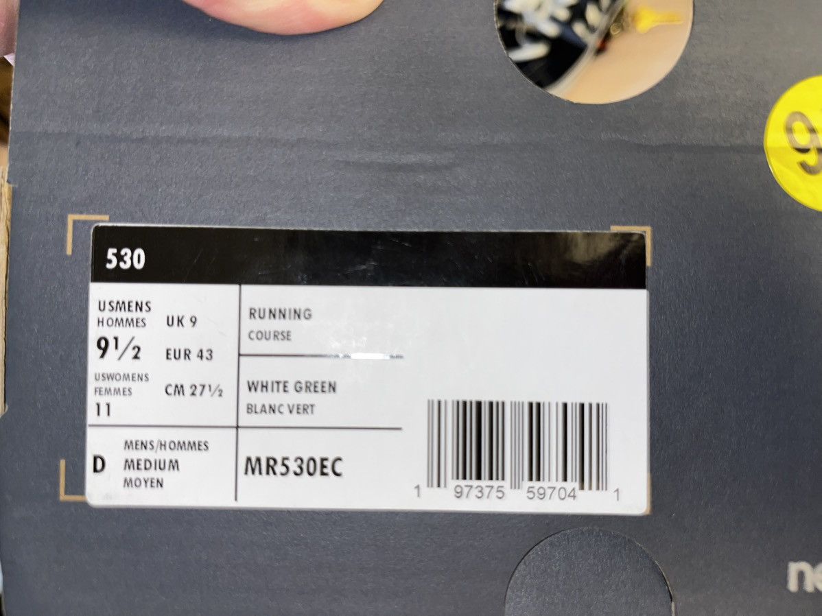 New Balance Size 9.5 New Balance 530 Pine Leaf White & Green Deadstock Size US 9.5 / EU 42-43 - 14 Thumbnail