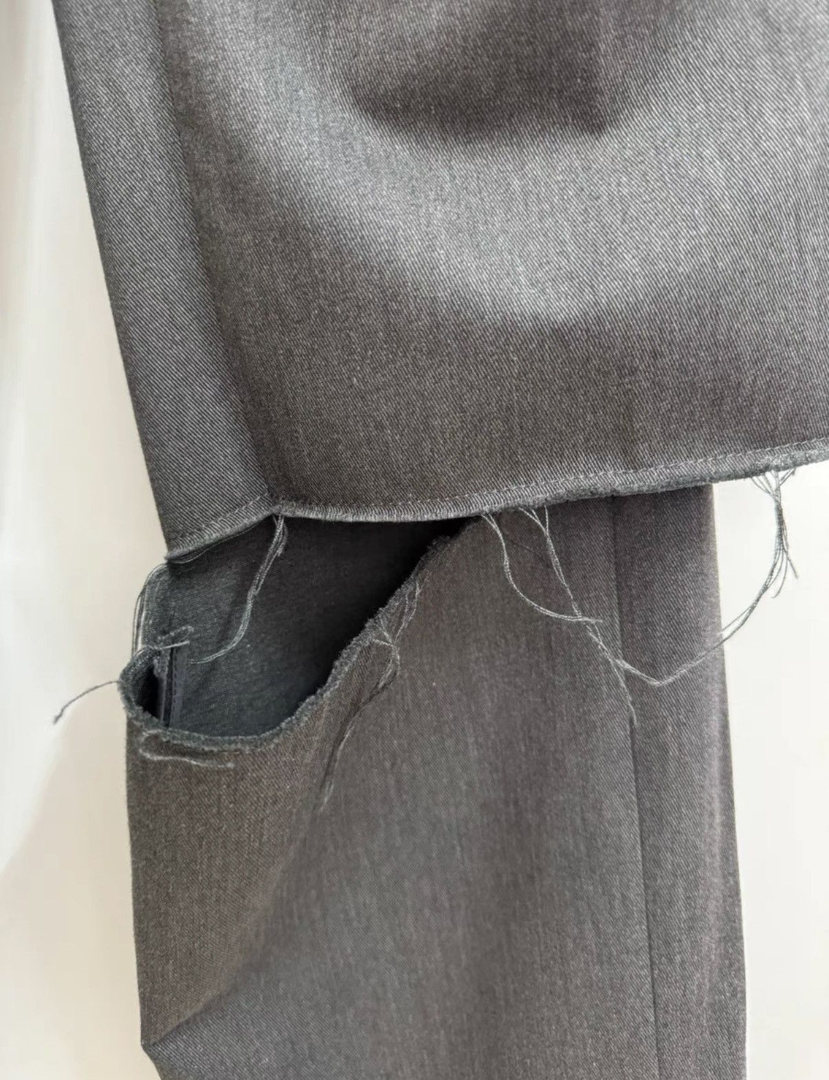 Takahiromiyashita The Soloist. TAKAHIROMIYASHITA THE SOLOIST ripped suit pants Size US 30 / EU 46 - 6 Thumbnail