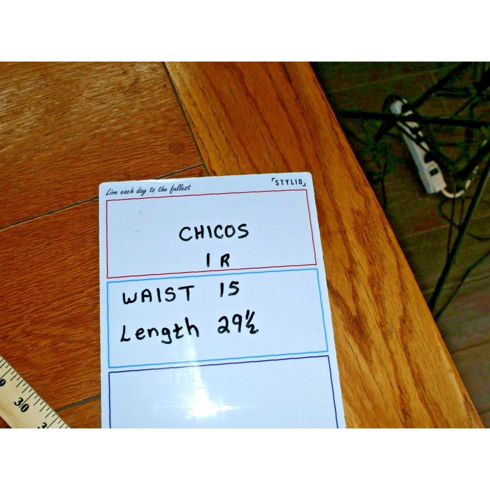 Vintage VINTAGE Chico's Bootcut Jeans Womens Size 1 Regular Fit High Rise Medium Wash Denim 30x29.5 Size 30" / US 8 / IT 44 - 6 Thumbnail