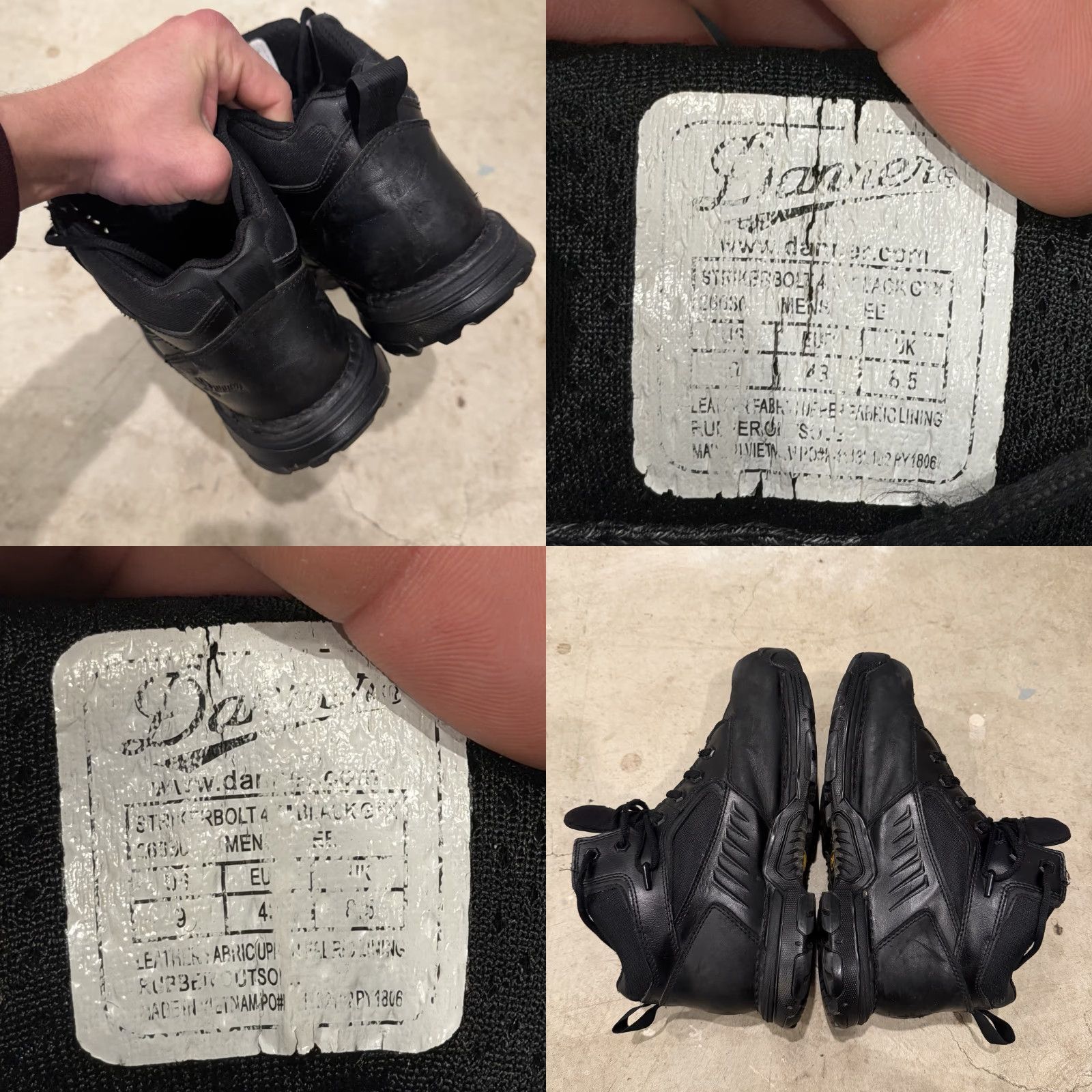 Danner Danner Striker Bolt Boot 4.5" Mens Size 9 GTX Law Enforcement Work Biker Boots Size US 9 / EU 42 - 8 Thumbnail