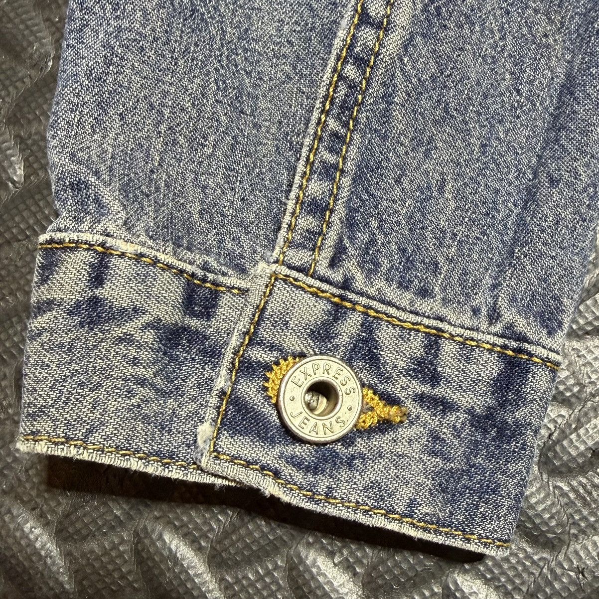 Express Vintage Express Jeans Denim Jacket Cropped Y2K USA Small Size S / US 4 / IT 40 - 9 Thumbnail