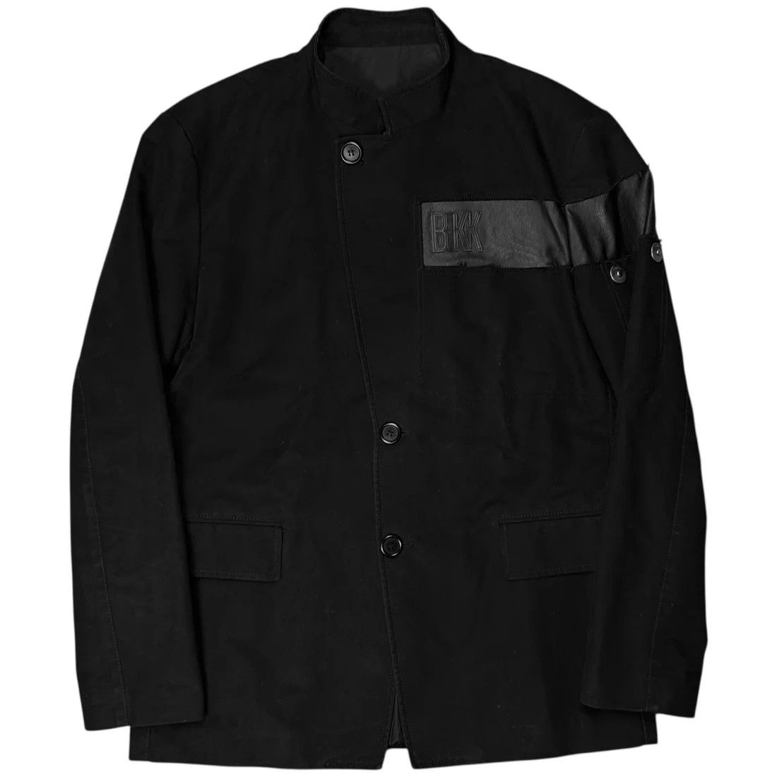 Dirk Bikkembergs Dirk Bikkembergs Leather Applicated Blazer Size US XL / EU 56 / 4 - 7 Thumbnail