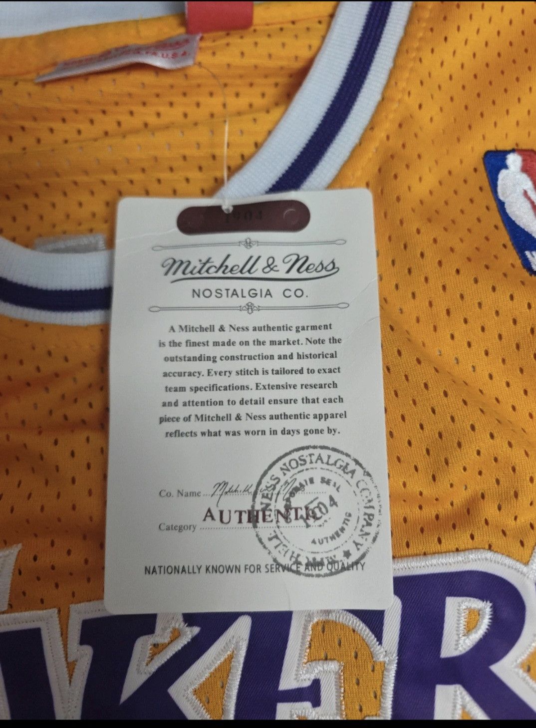 Mitchell & Ness Mitchell & Ness Authentic Kobe Bryant Lakers Jersey Size US L / EU 52-54 / 3 - 5 Thumbnail