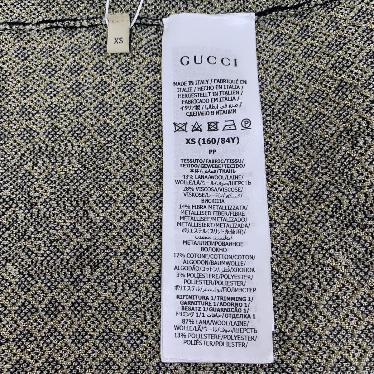 Gucci Gucci Colorblock Logo All Over Print Wool Knit Sweater Size XS / US 0-2 / IT 36-38 - 6 Thumbnail