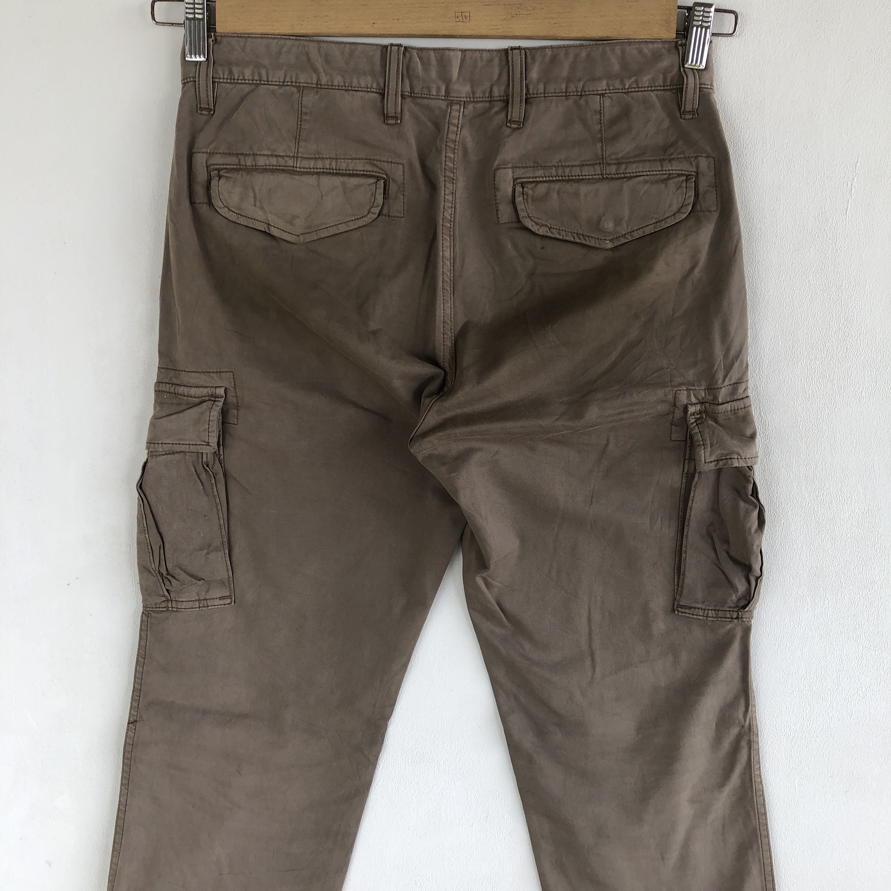 Japanese Brand Vintage Japanese Cargo Pants Multi Pocket Fatigue Trousers Size US 30 / EU 46 - 4 Thumbnail