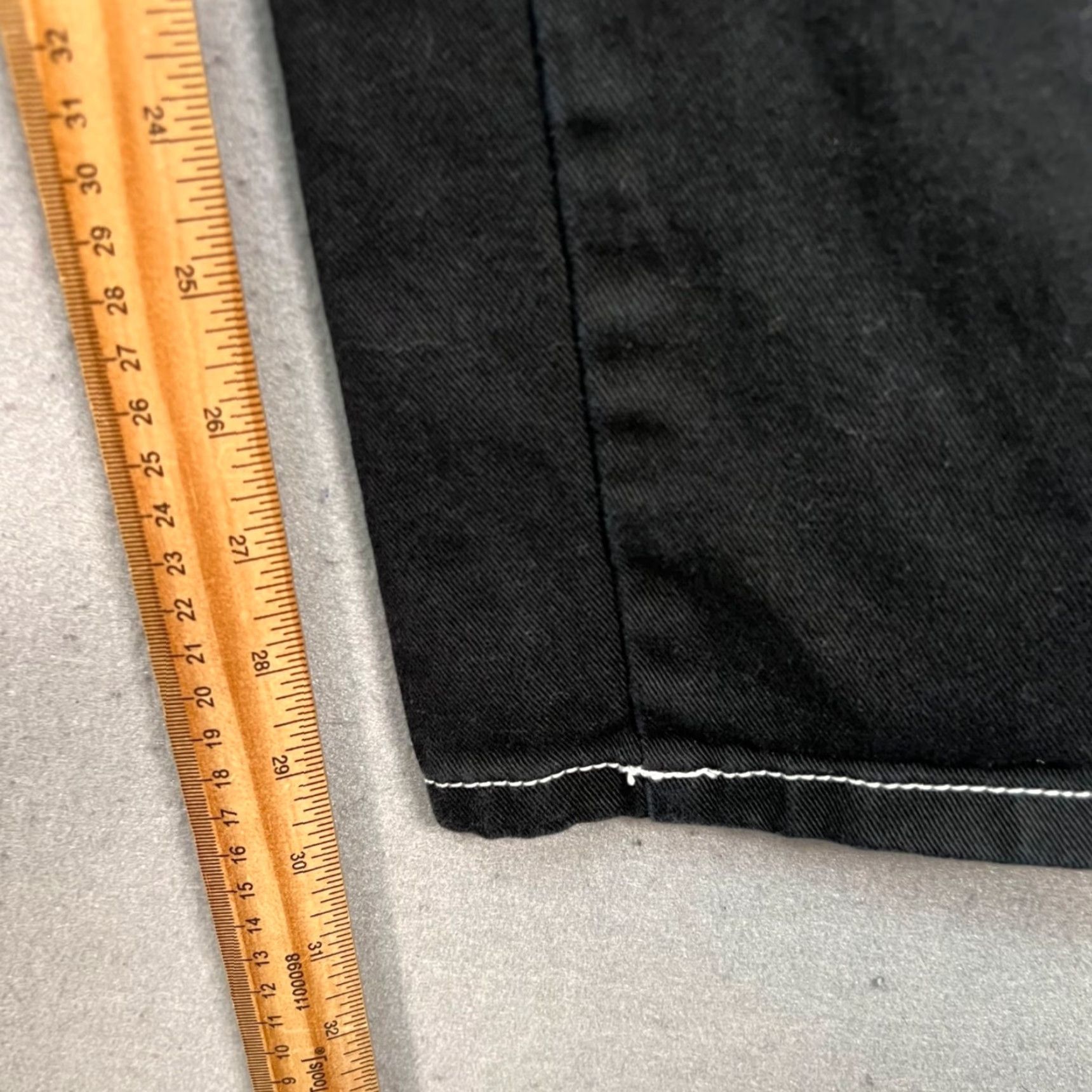 Dickies Dickies Womens Pants 7/28 Black Carpenter Pockets Straight Rise High 31in Inseam Mens Womens Girls Size 28" / US 6 / IT 42 - 7 Thumbnail