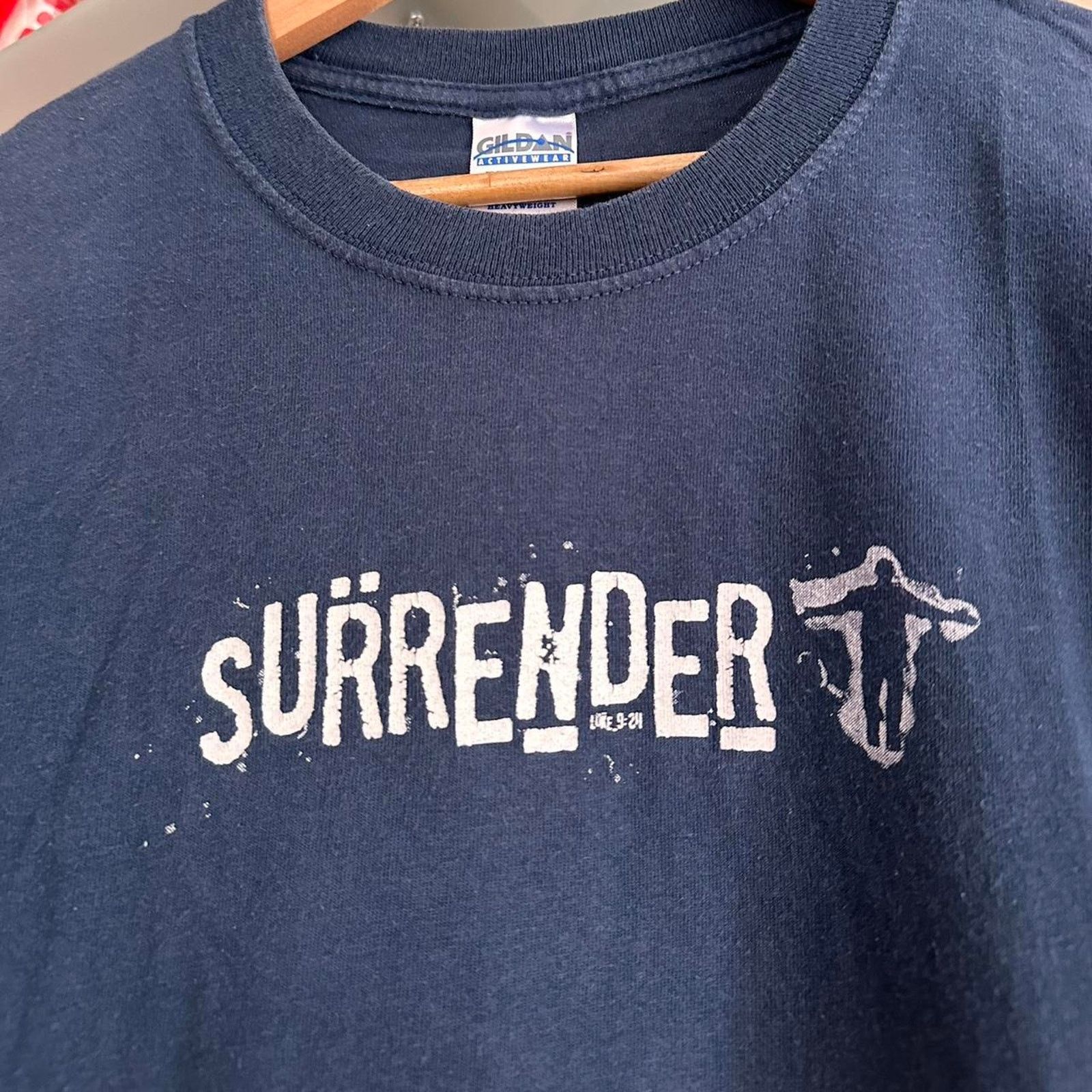 Gildan × Vintage Vintage Surrender Jesus Shirt Size US S / EU 44-46 / 1 - 2 Thumbnail