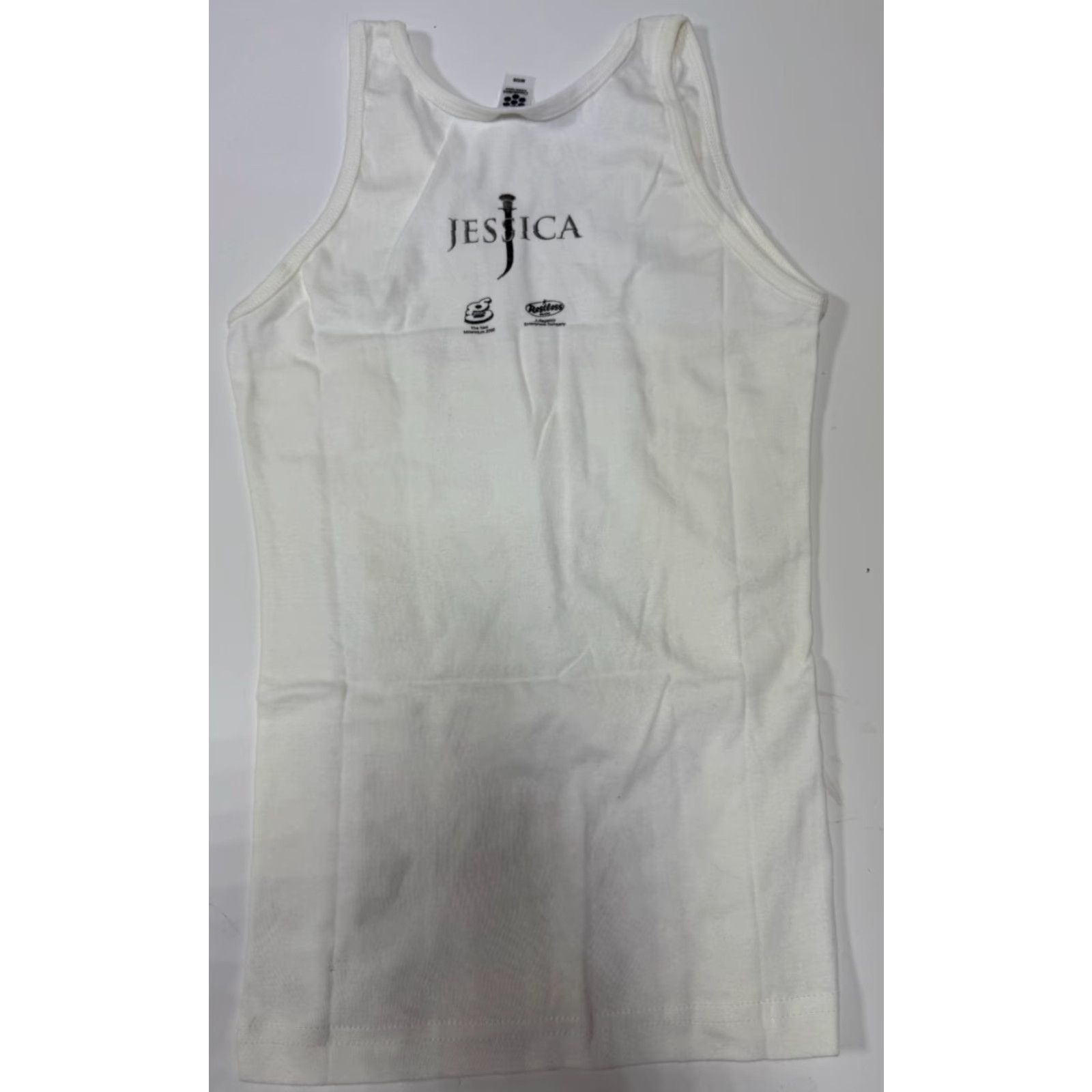 J Brand VINTAGE Classic Girl T-Shirt JESSICA Adult Medium White Collectible Mens Size M / US 6-8 / IT 42-44 - 5 Thumbnail