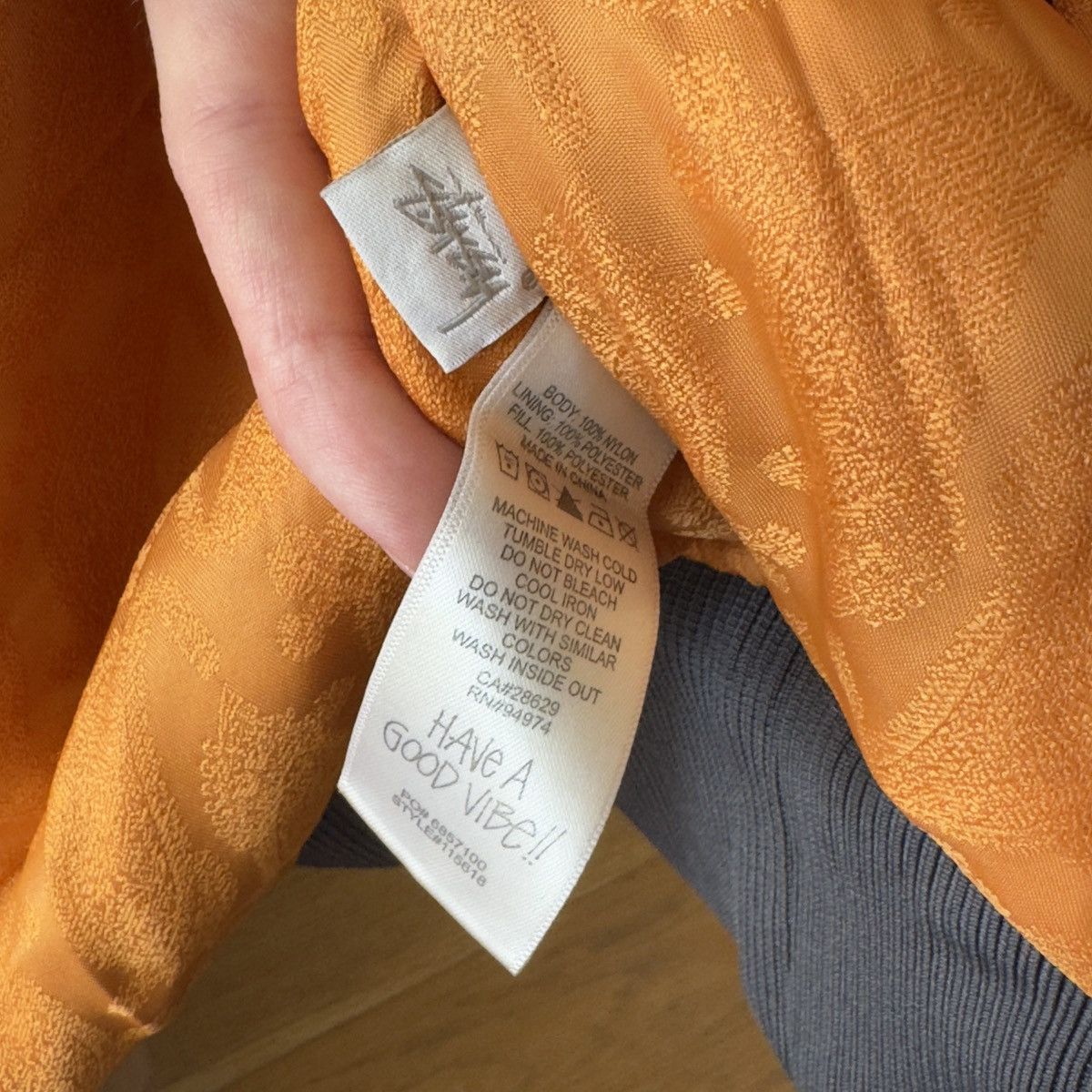 Stussy Stussy Dyed Nylon Bomber Jacket - Charcoal Size US M / EU 48-50 / 2 - 6 Thumbnail